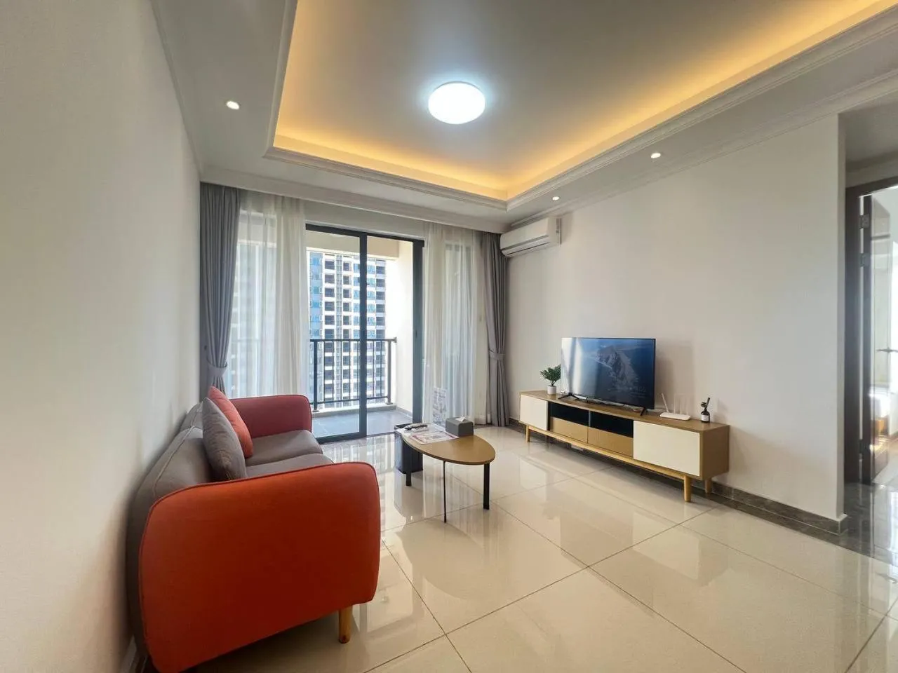 Living room in R&F Hotel and Apartment