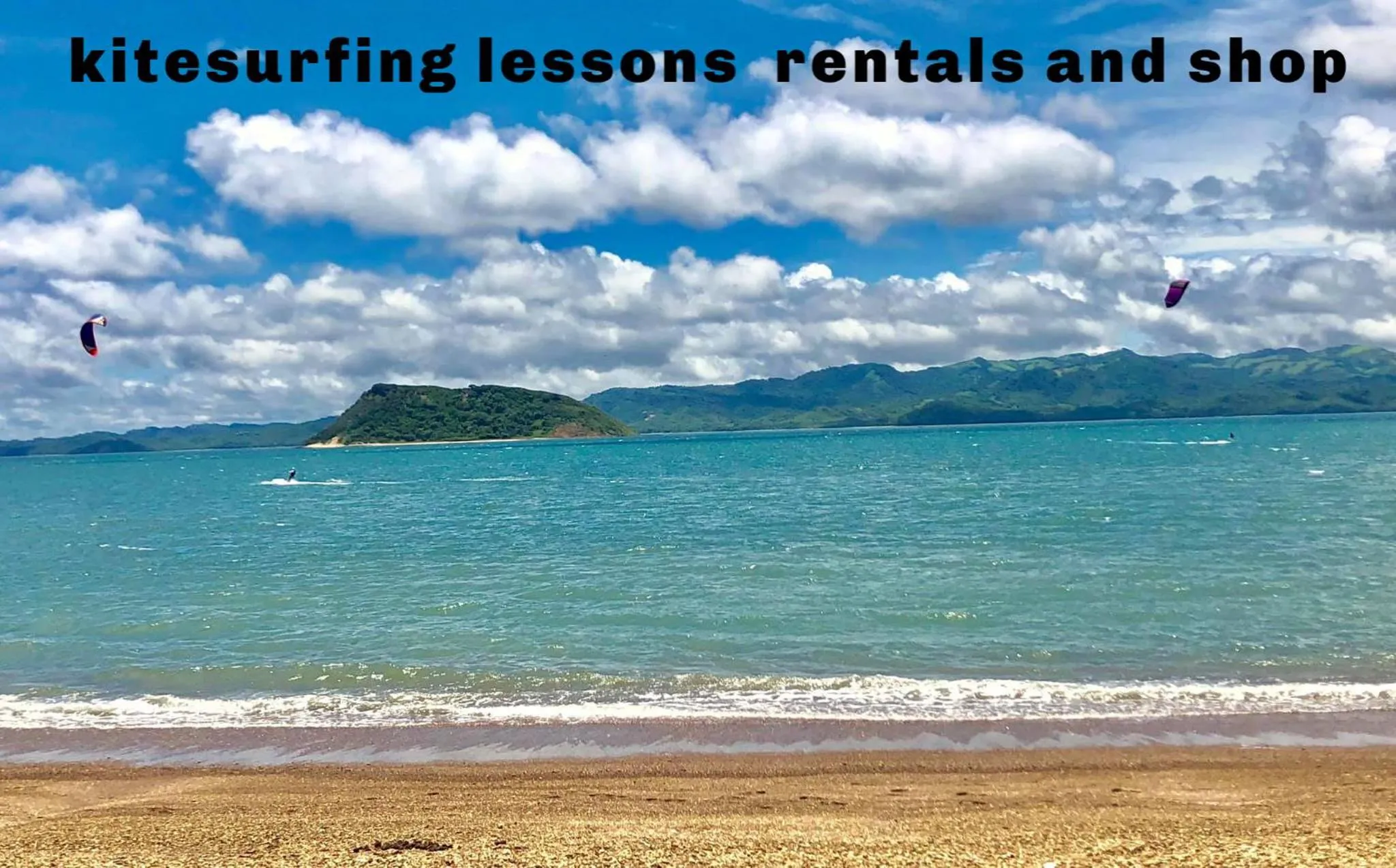 Beach in Blue Dream Kite Boarding Resort Costa Rica