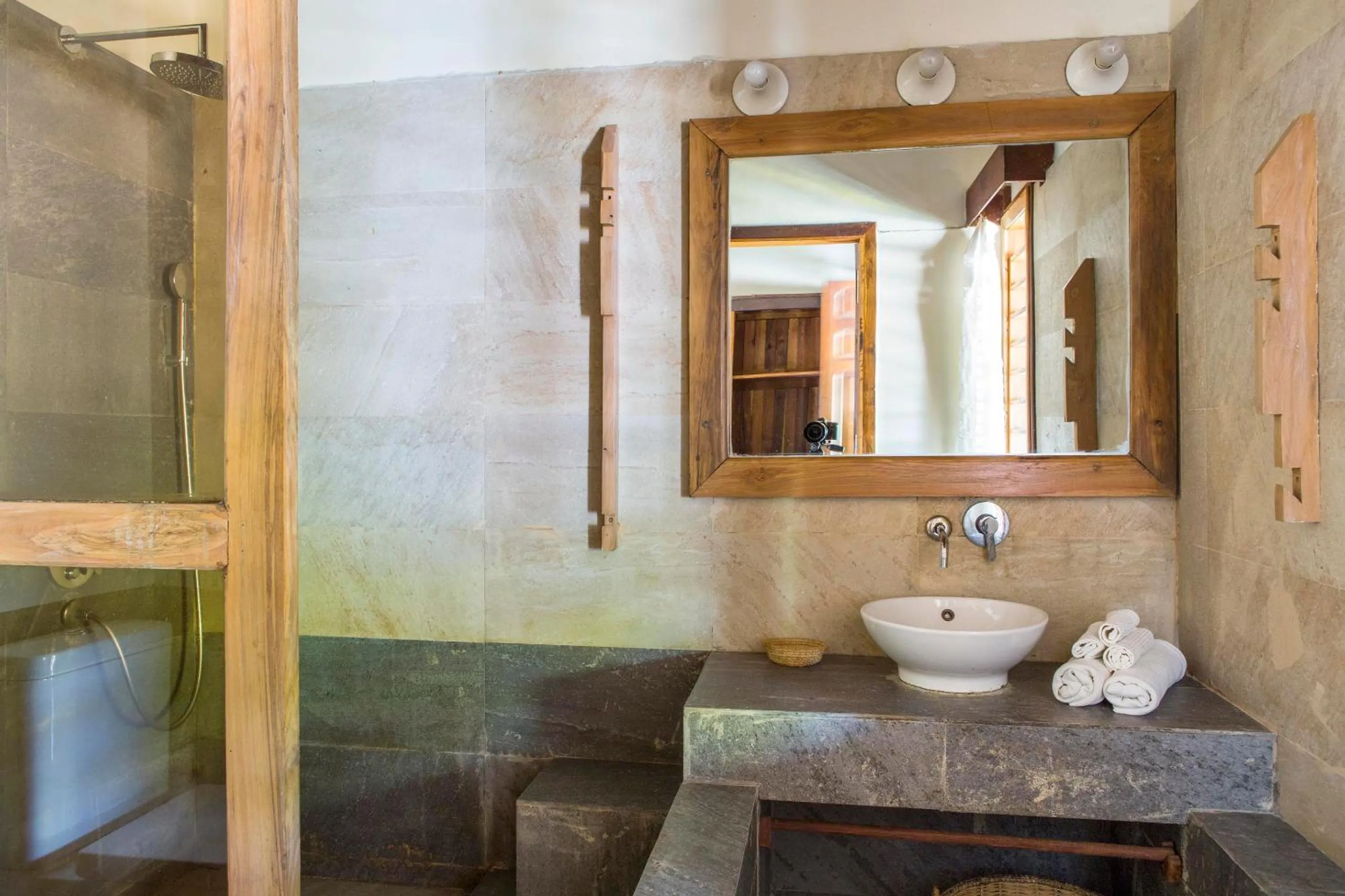 Bathroom in Corail Noir Hotel