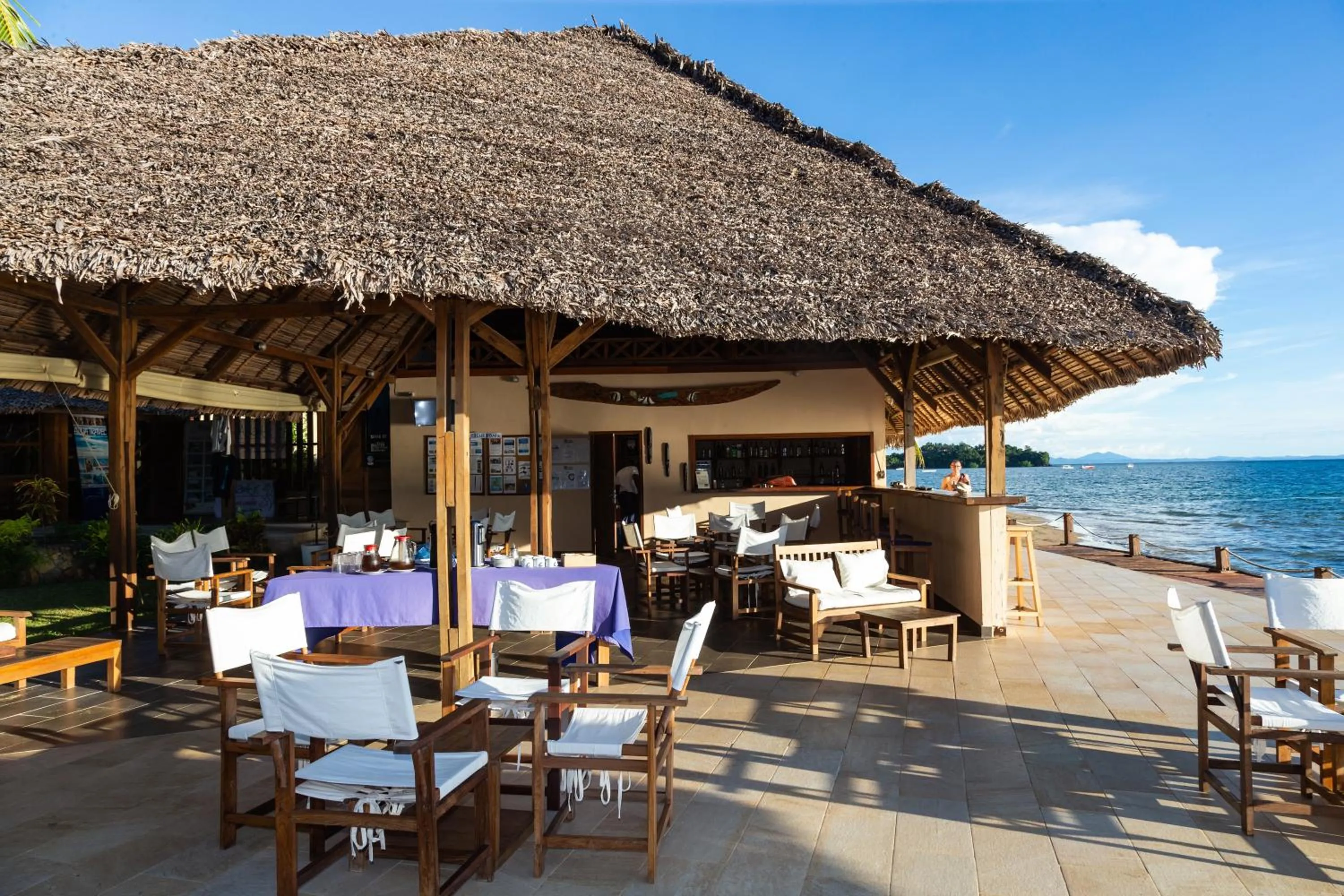 Lounge or bar in Corail Noir Hotel