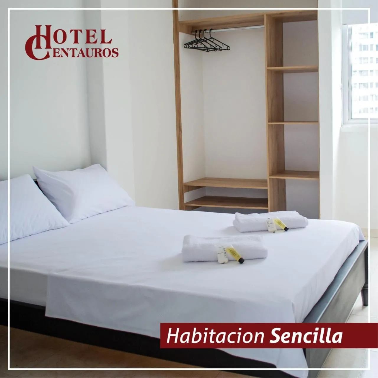Bed in Hotel Centauros del Llano