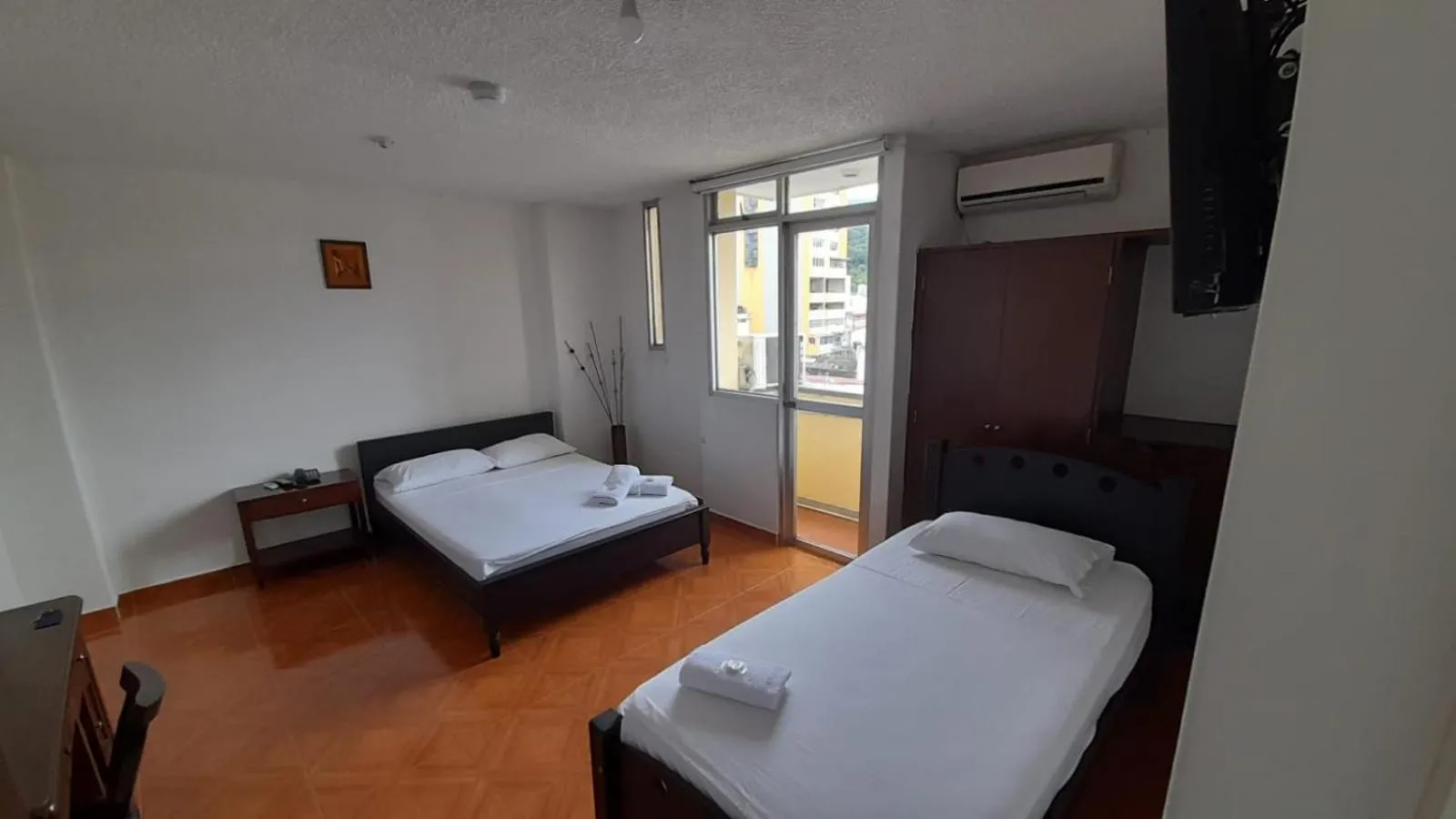 Bed in Hotel Centauros del Llano