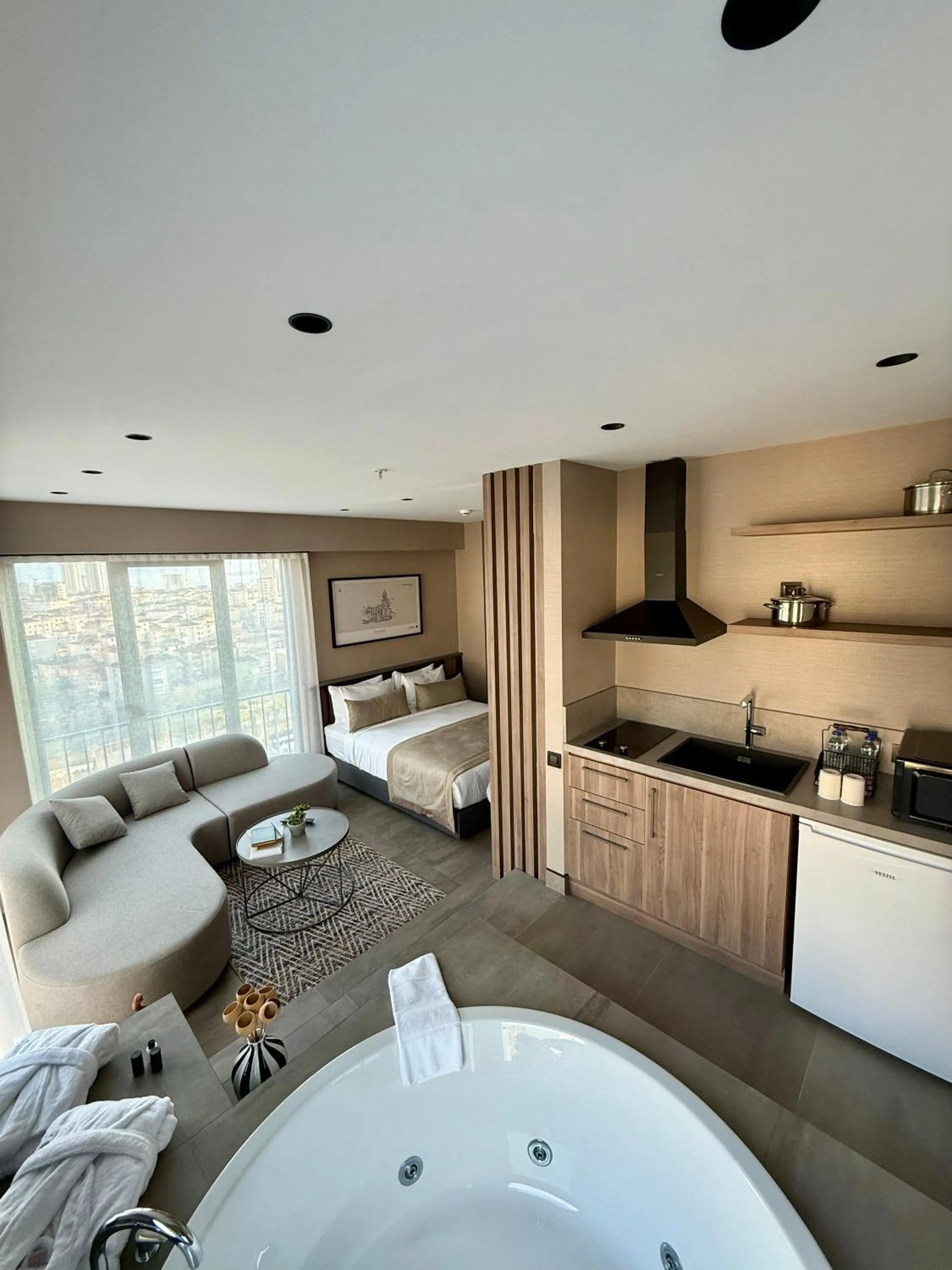 Hot Tub, Bed in Cityloft 147