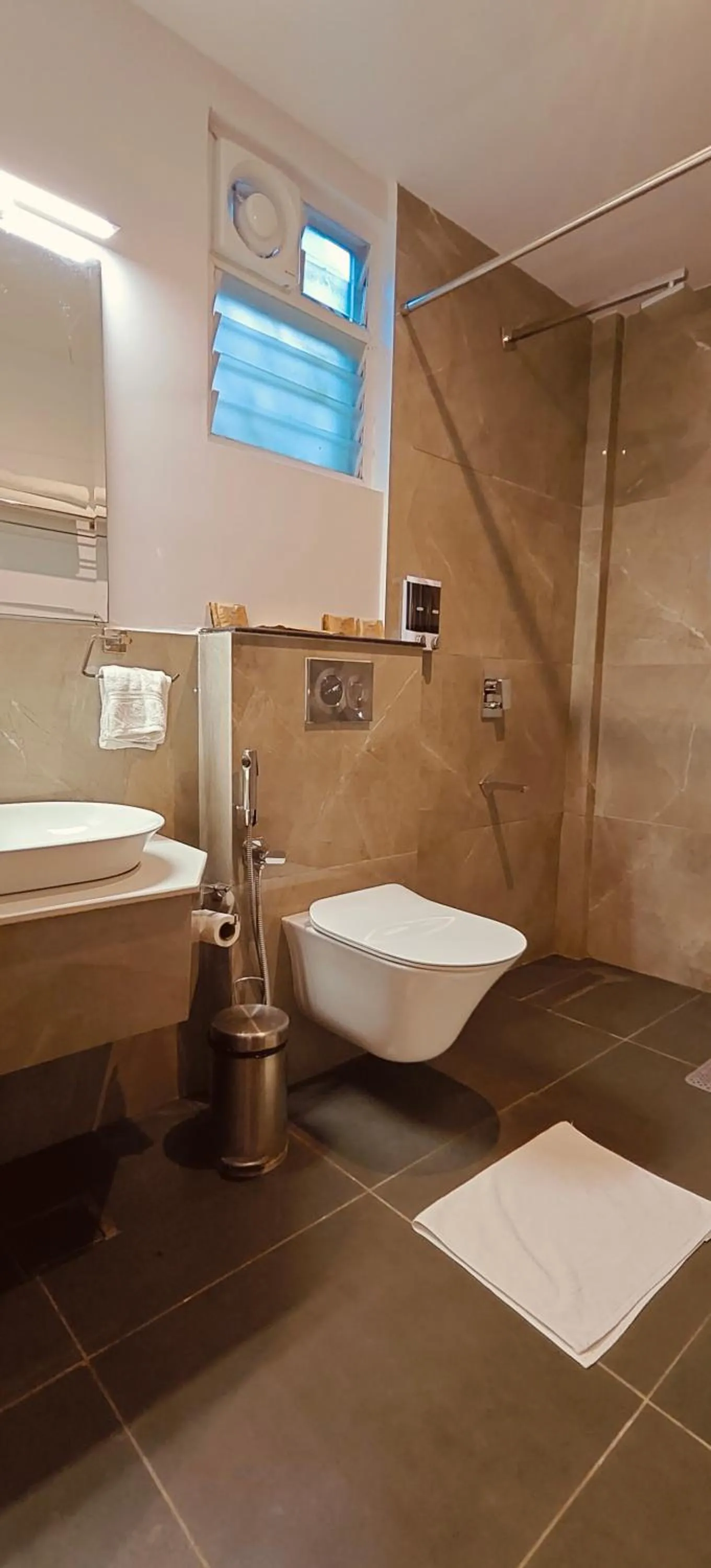 Shower in Arina Island Resort - A Bergamont Hotel, Havelock