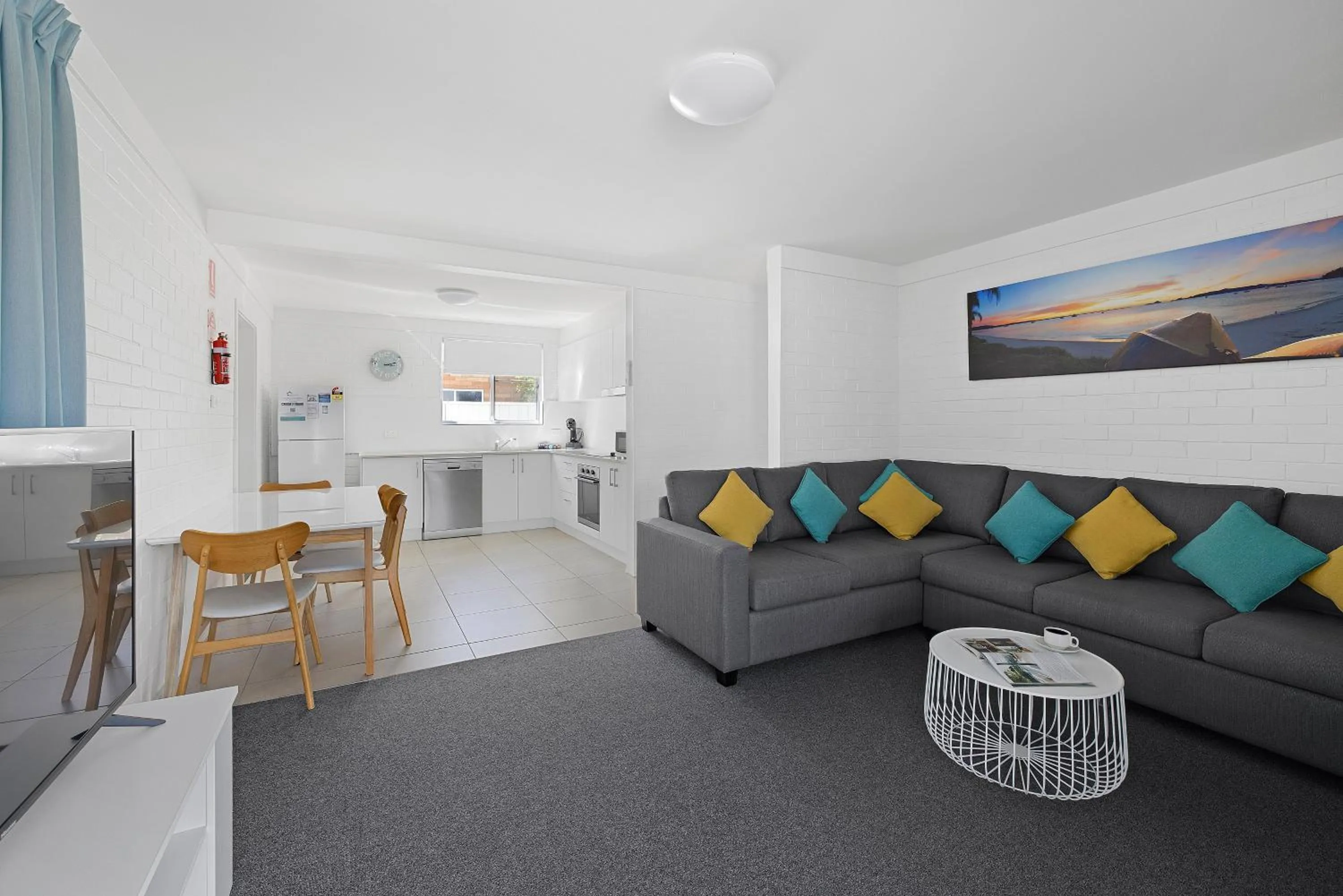 Kitchen or kitchenette in Seaside Holiday Resort