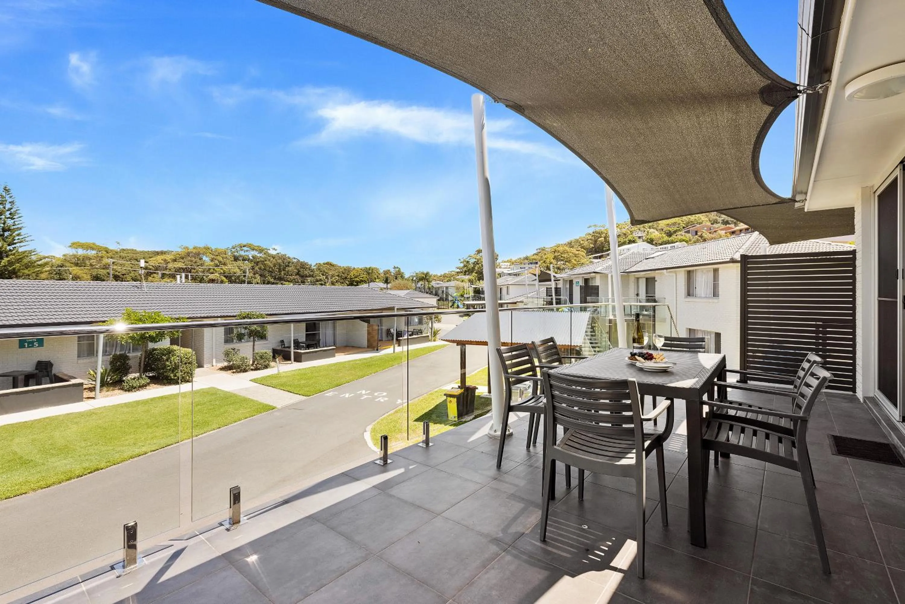 Balcony/Terrace in Seaside Holiday Resort