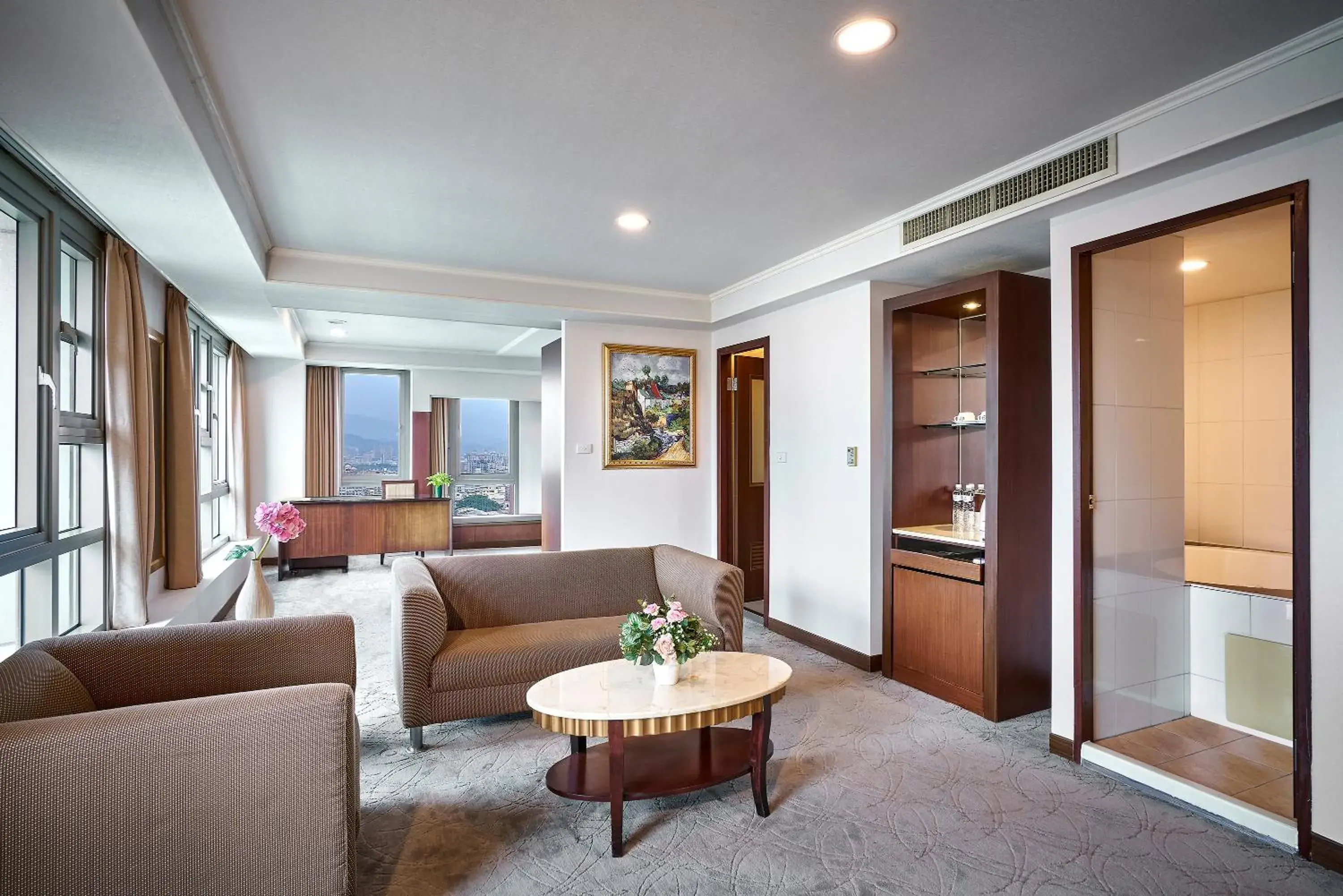 Living room in Zhong Ke Hotel Living room in Zhong Ke Hotel