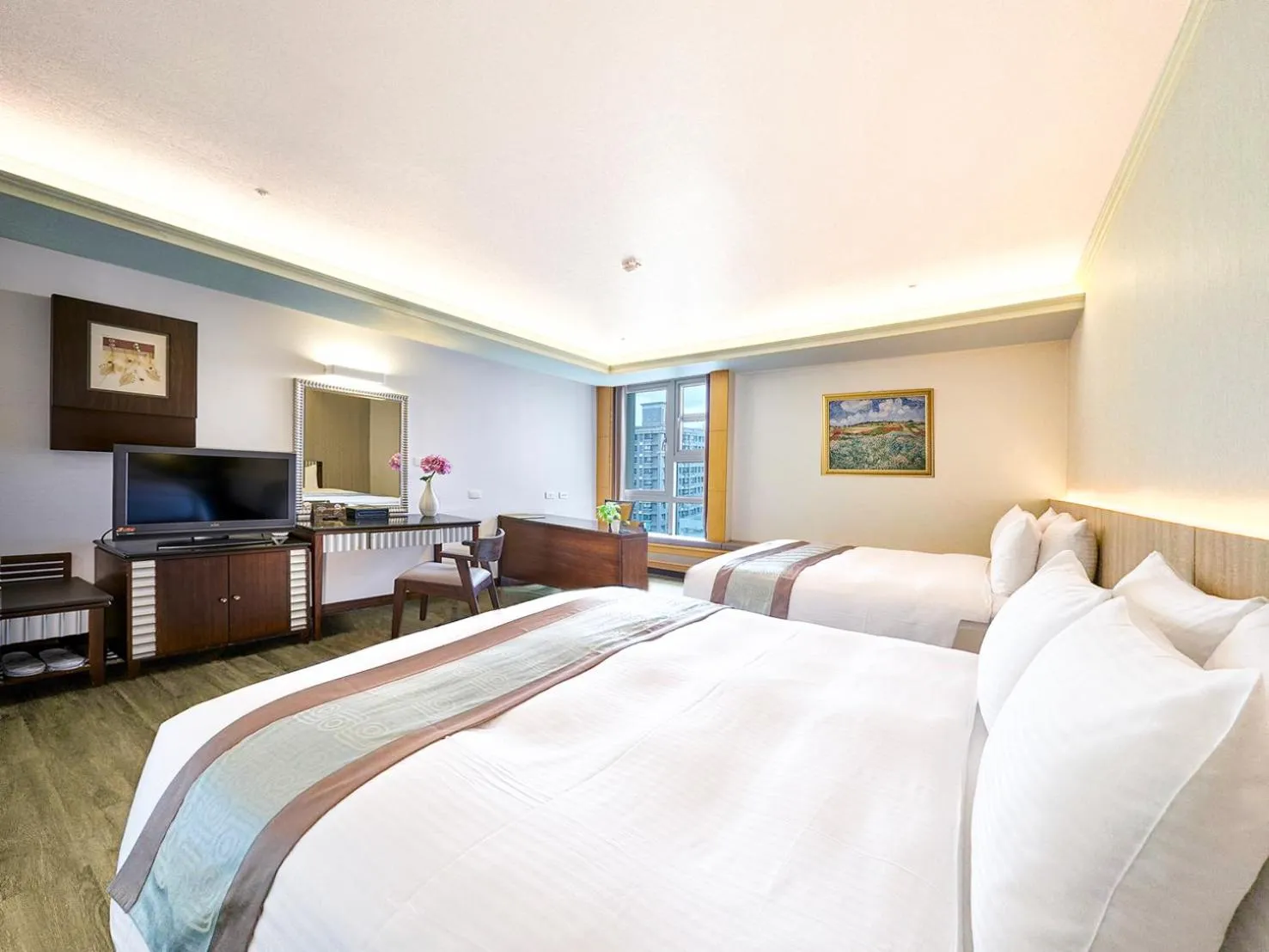 Bed in Zhong Ke Hotel