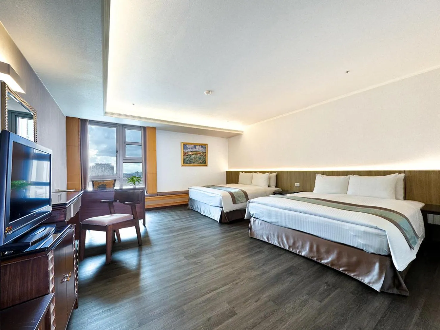 Bed in Zhong Ke Hotel