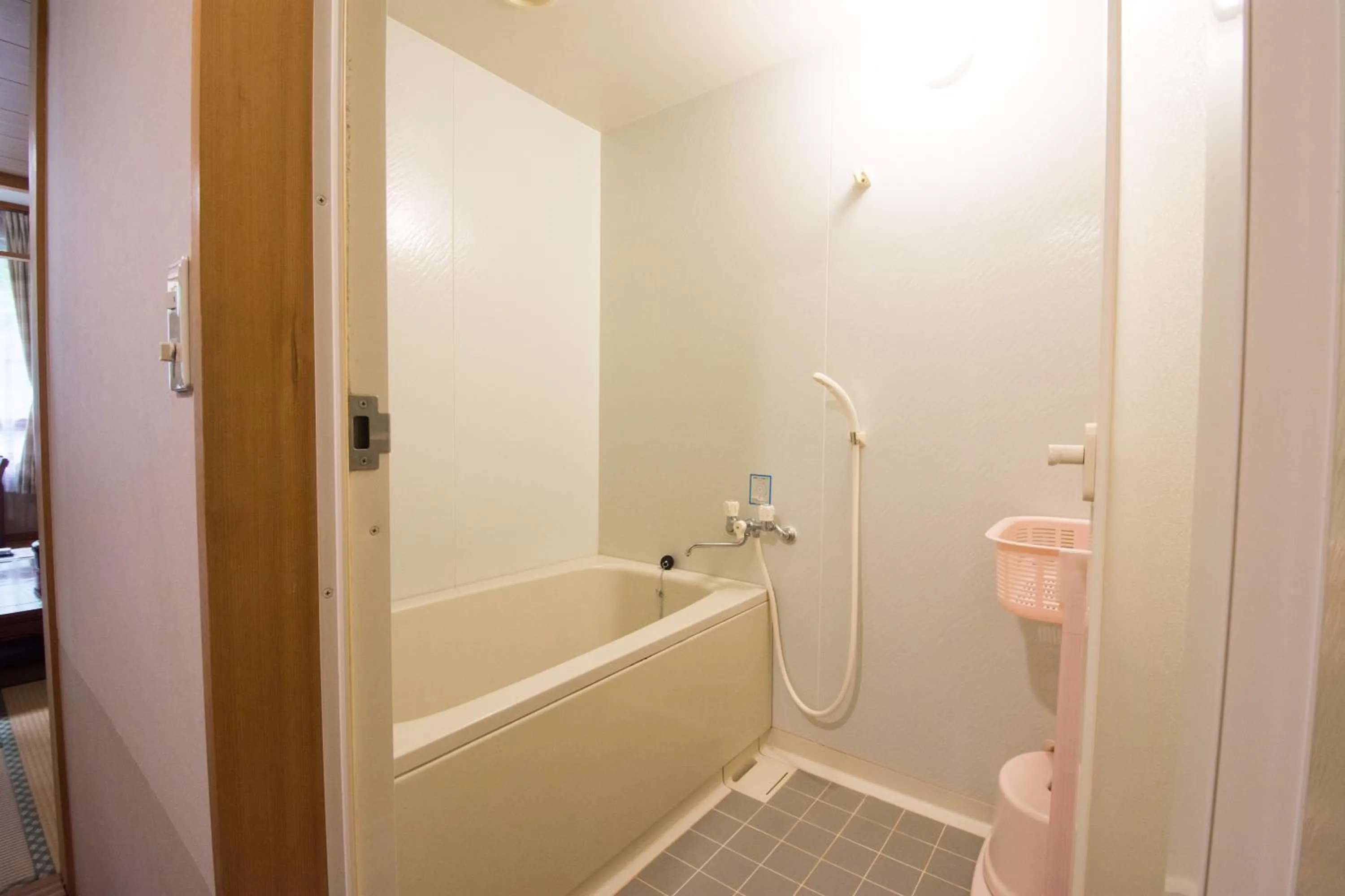 Shower in Akasawa Onsen Ryokan