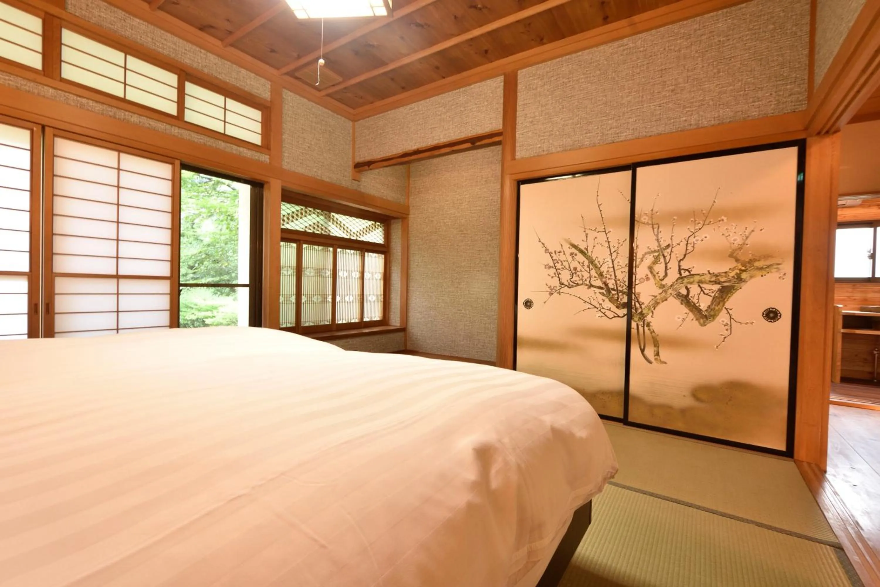 Bed in Akasawa Onsen Ryokan