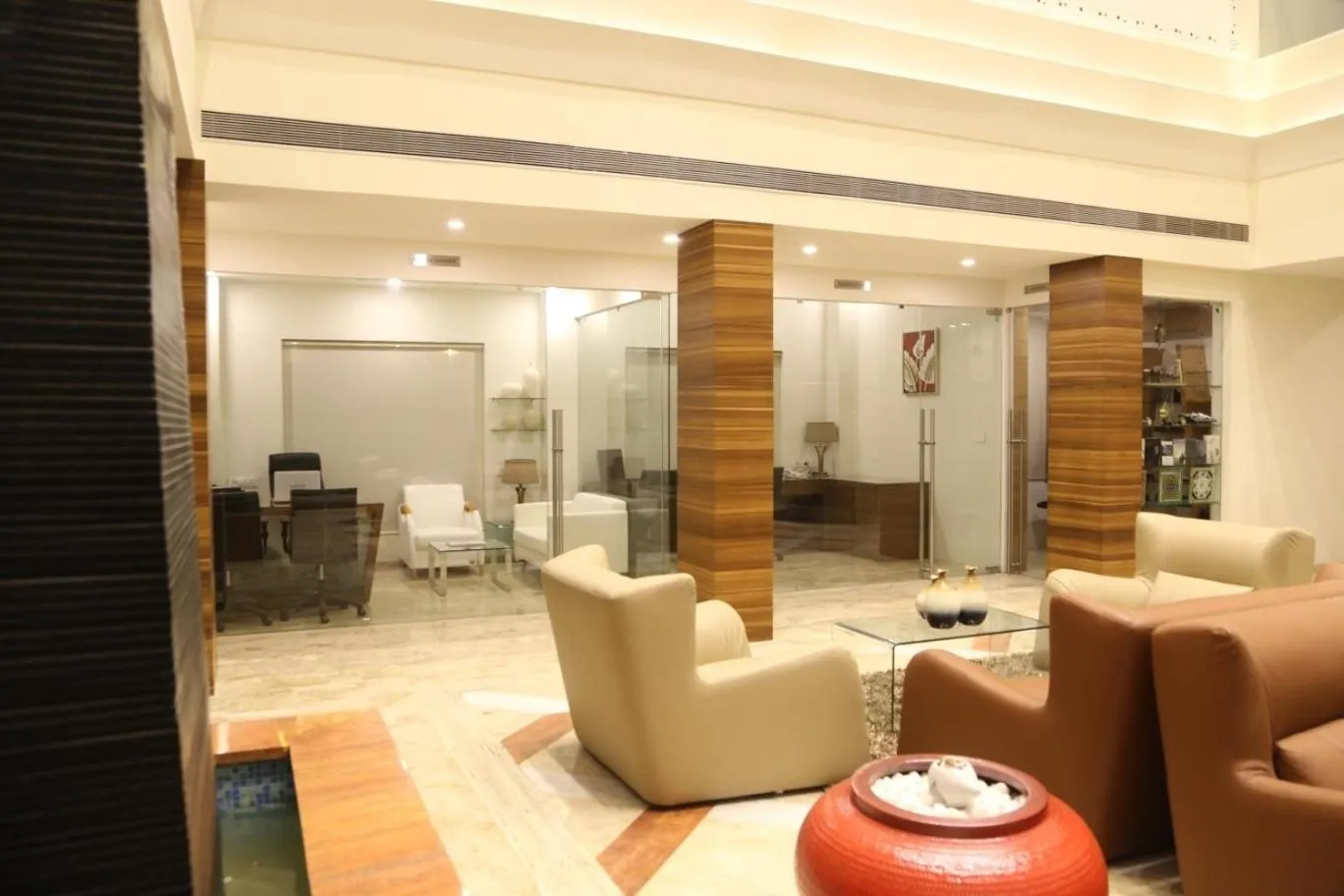 Communal lounge/ TV room in The Fern Residency Mundra