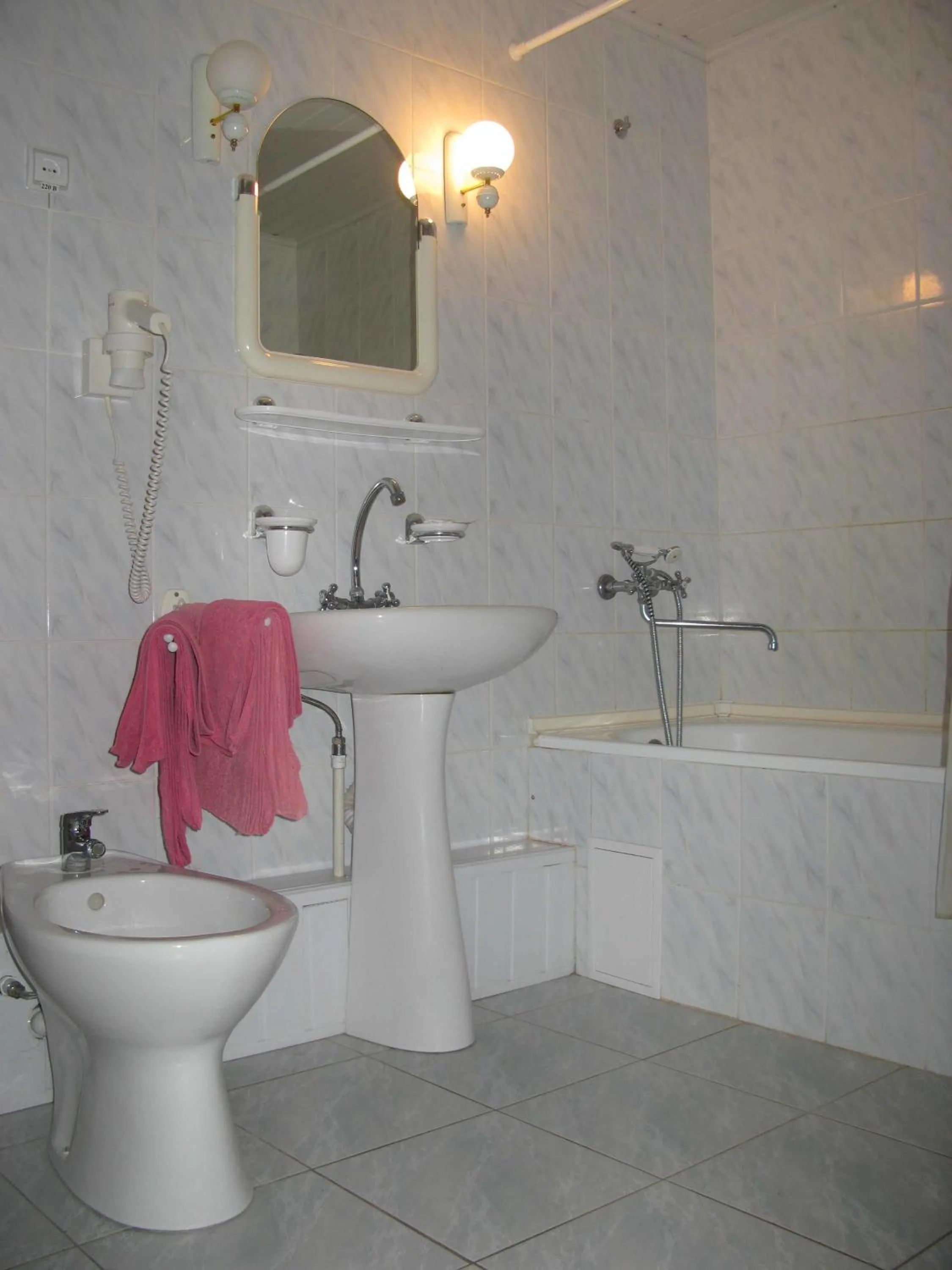 Bathroom in Motel Poltava