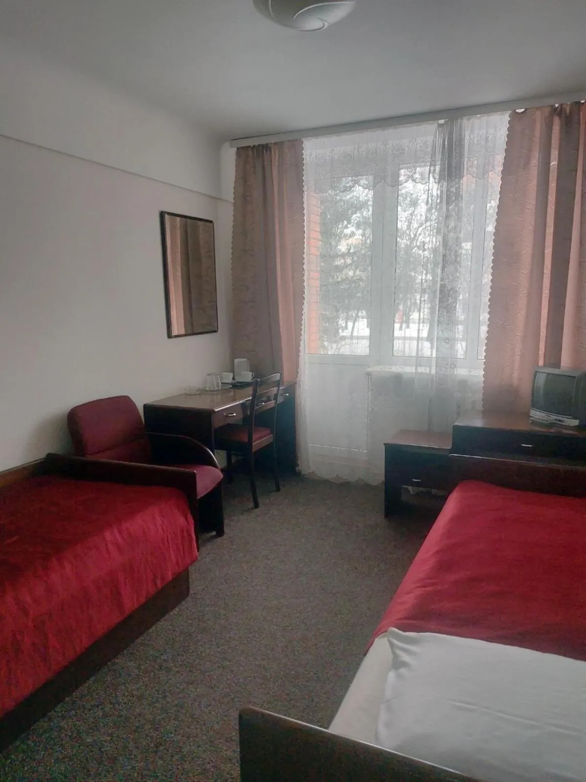 Bed in Motel Poltava