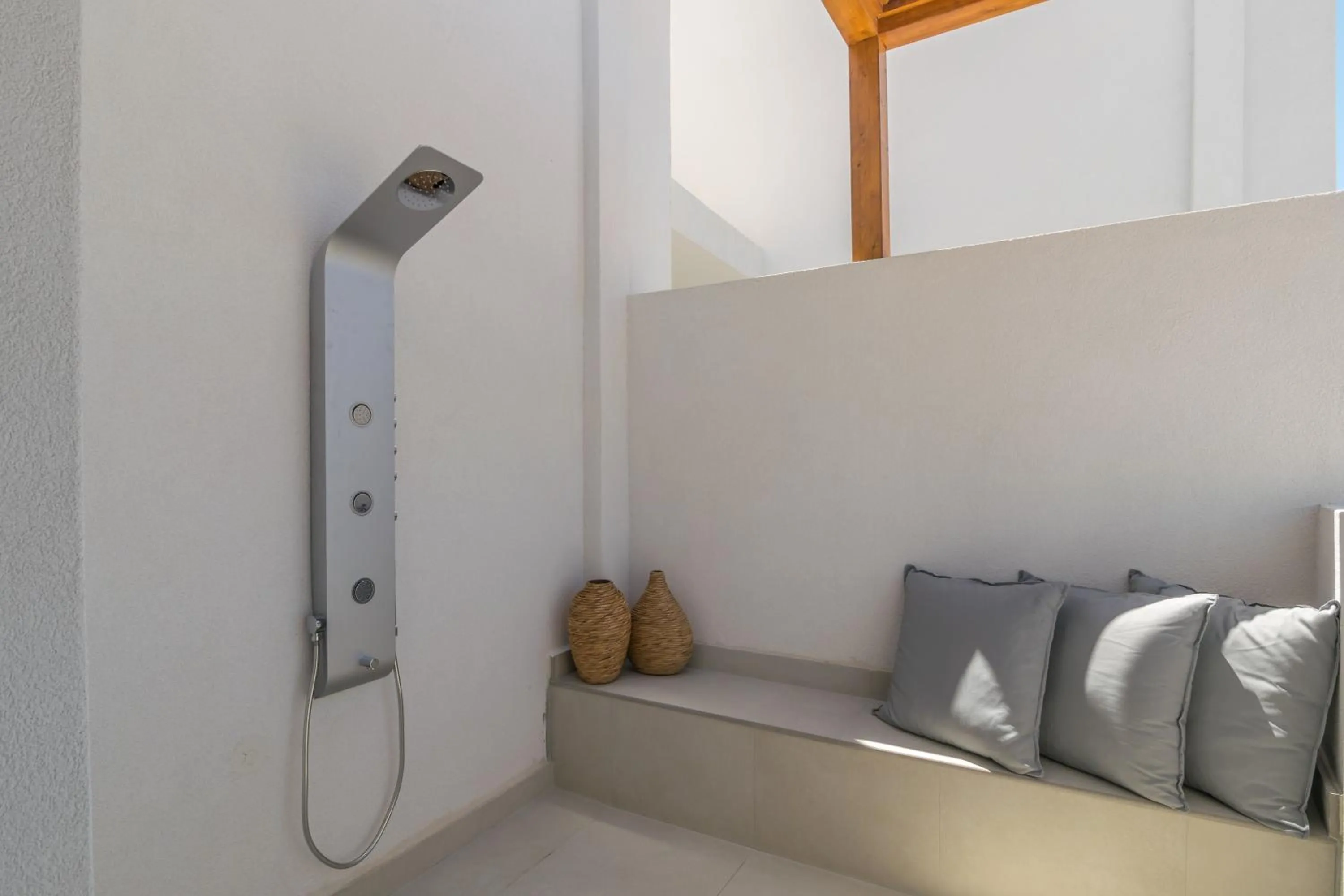 Bed in Lavea Suites Milos