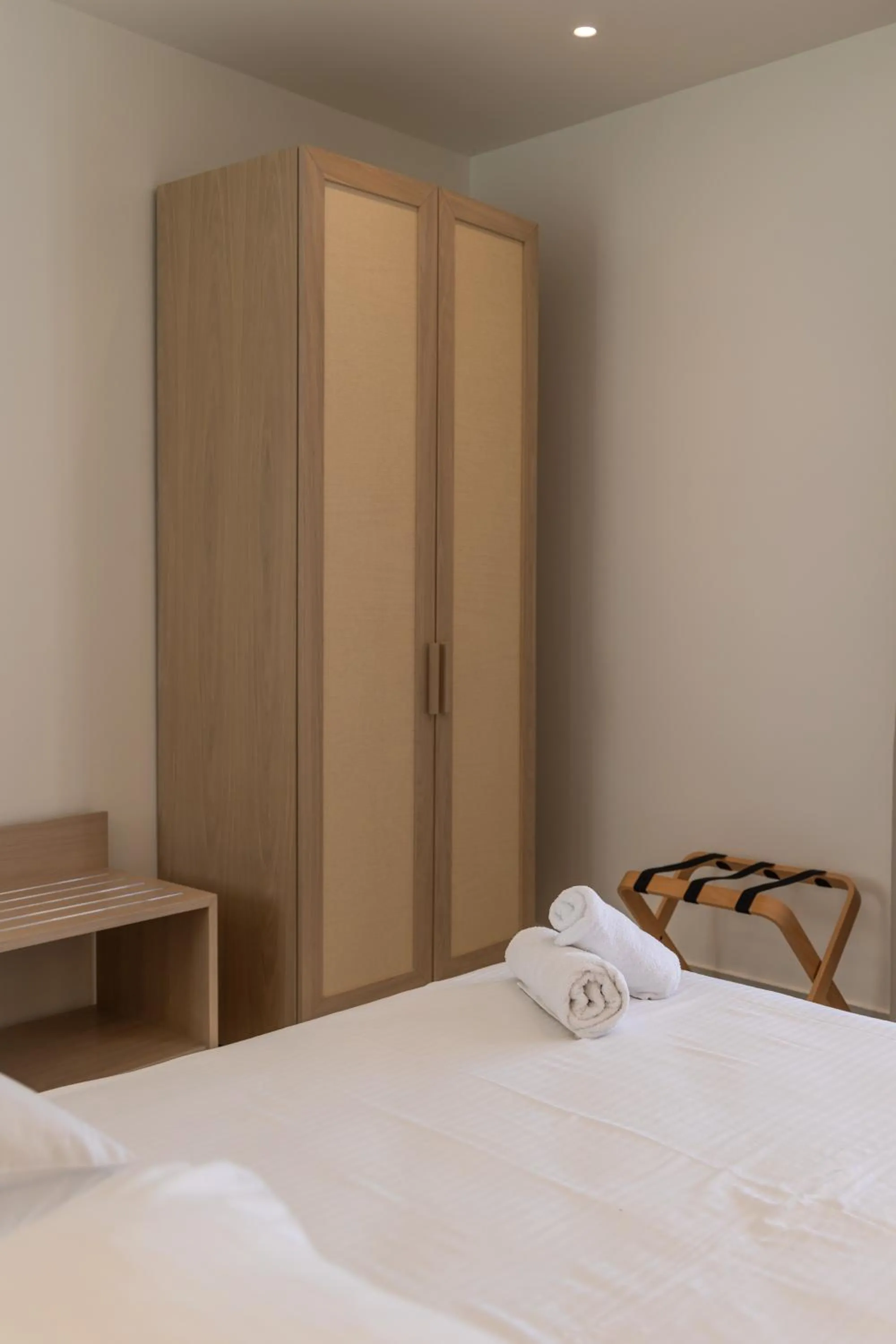 Bed in Lavea Suites Milos