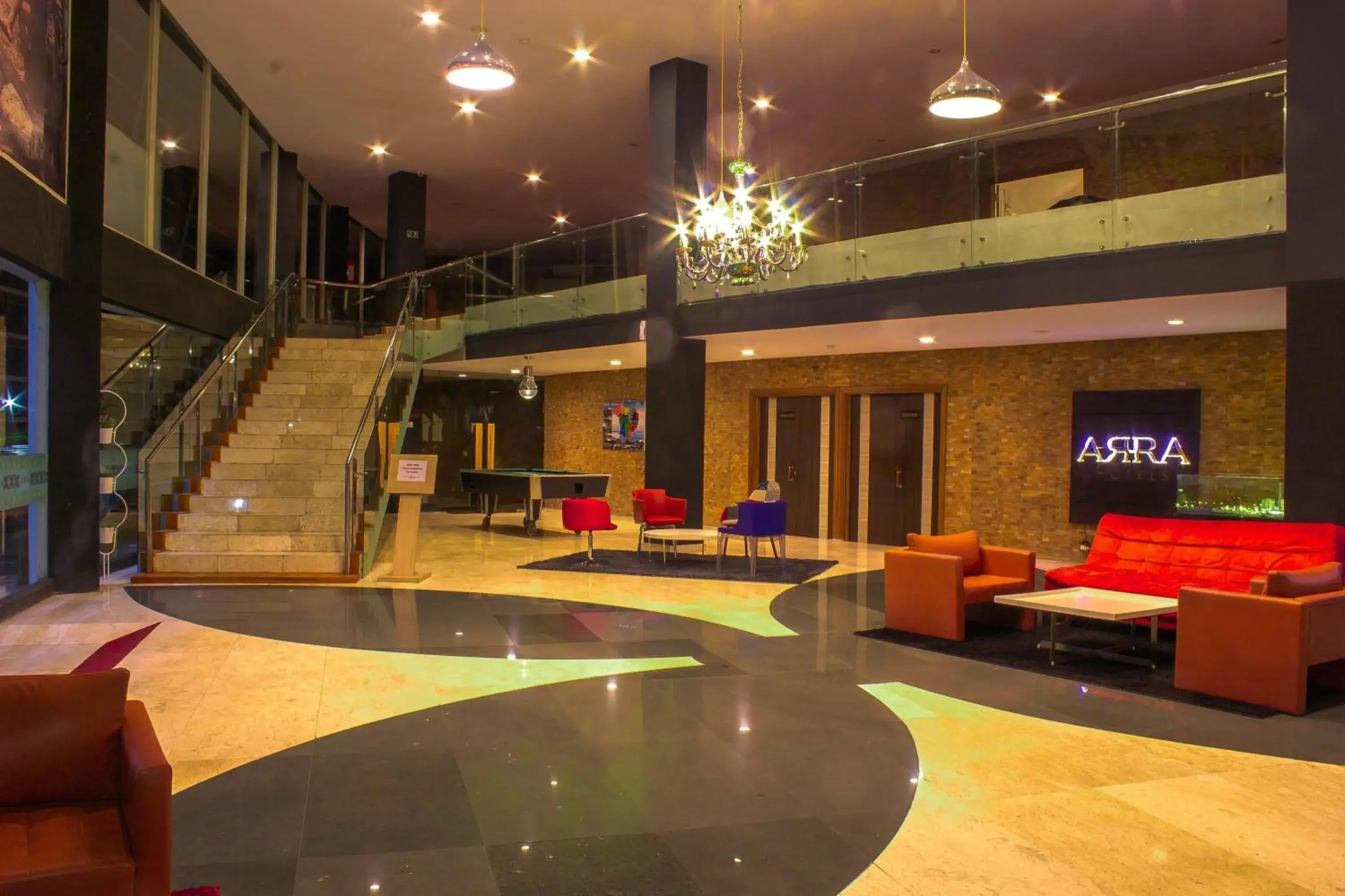 Lobby or reception in Kyriad Arra Hotel Cepu Lobby or reception in Kyriad Arra Hotel Cepu