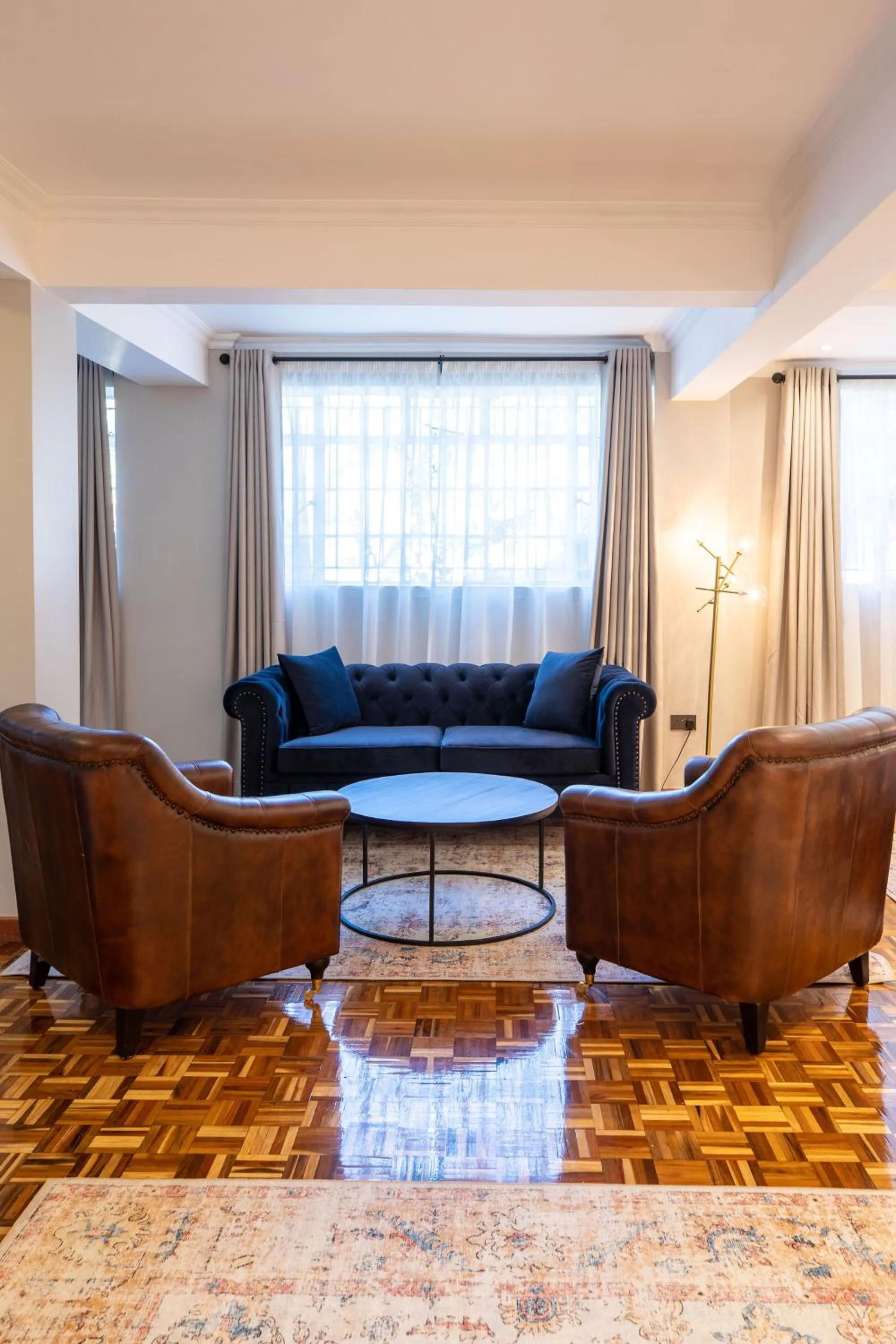 Living room in Pax Manor Muthaiga