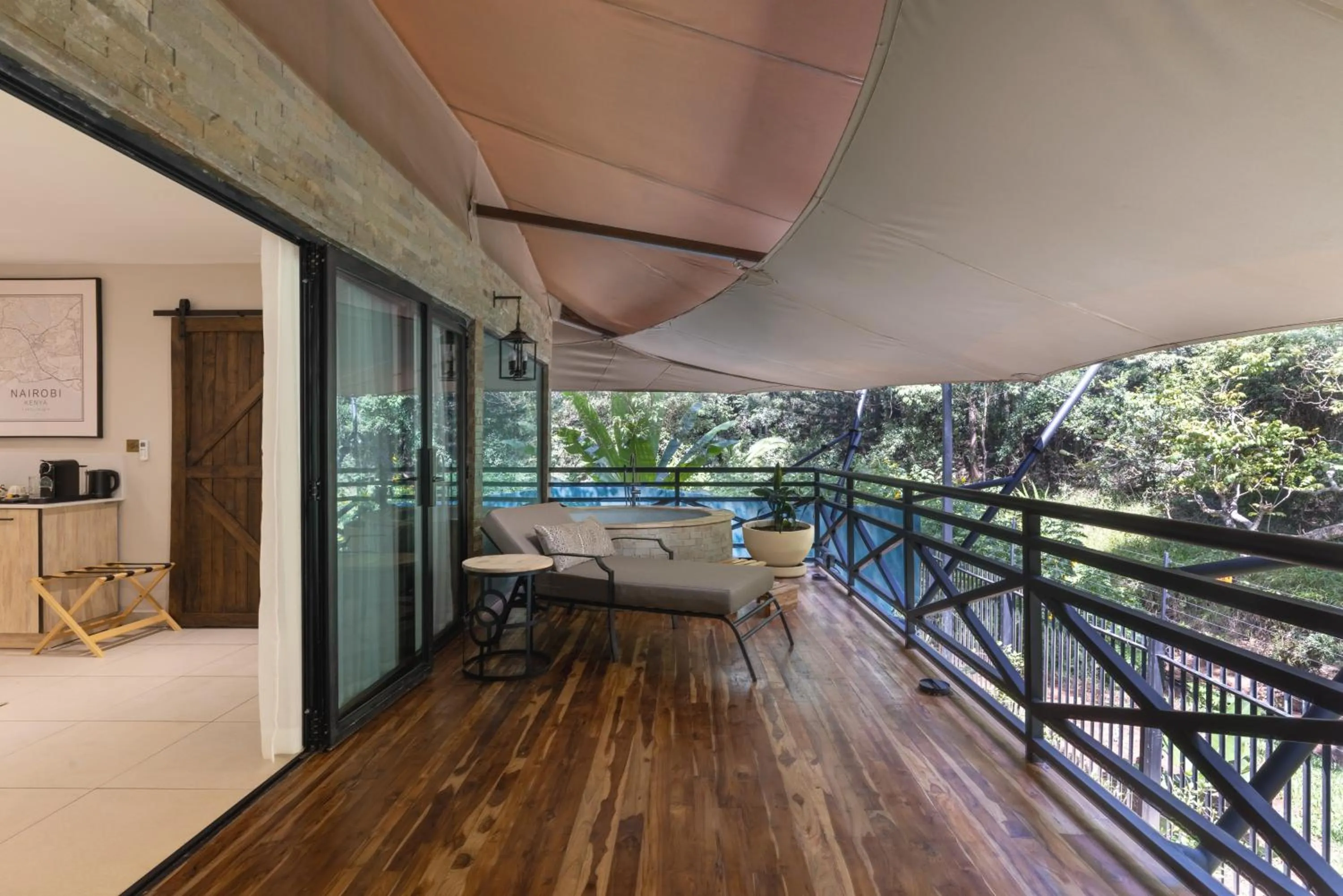 Patio, Bed in Pax Manor Muthaiga