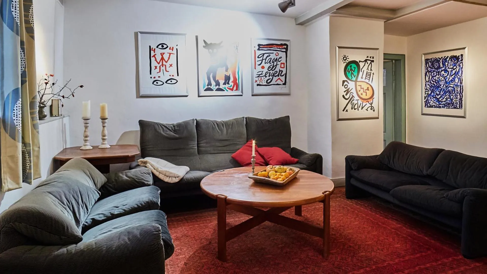 Living room in Klosterkrug Apartments