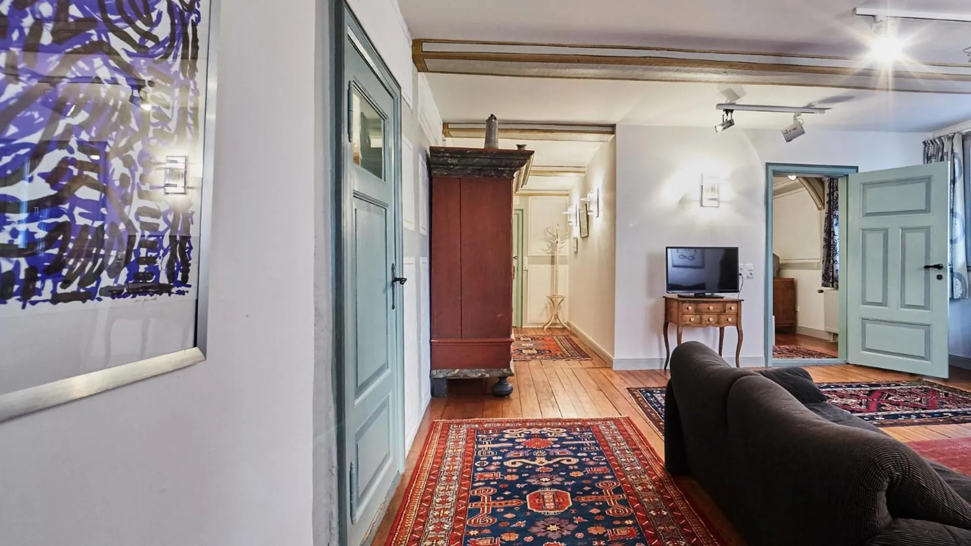 Living room in Klosterkrug Apartments