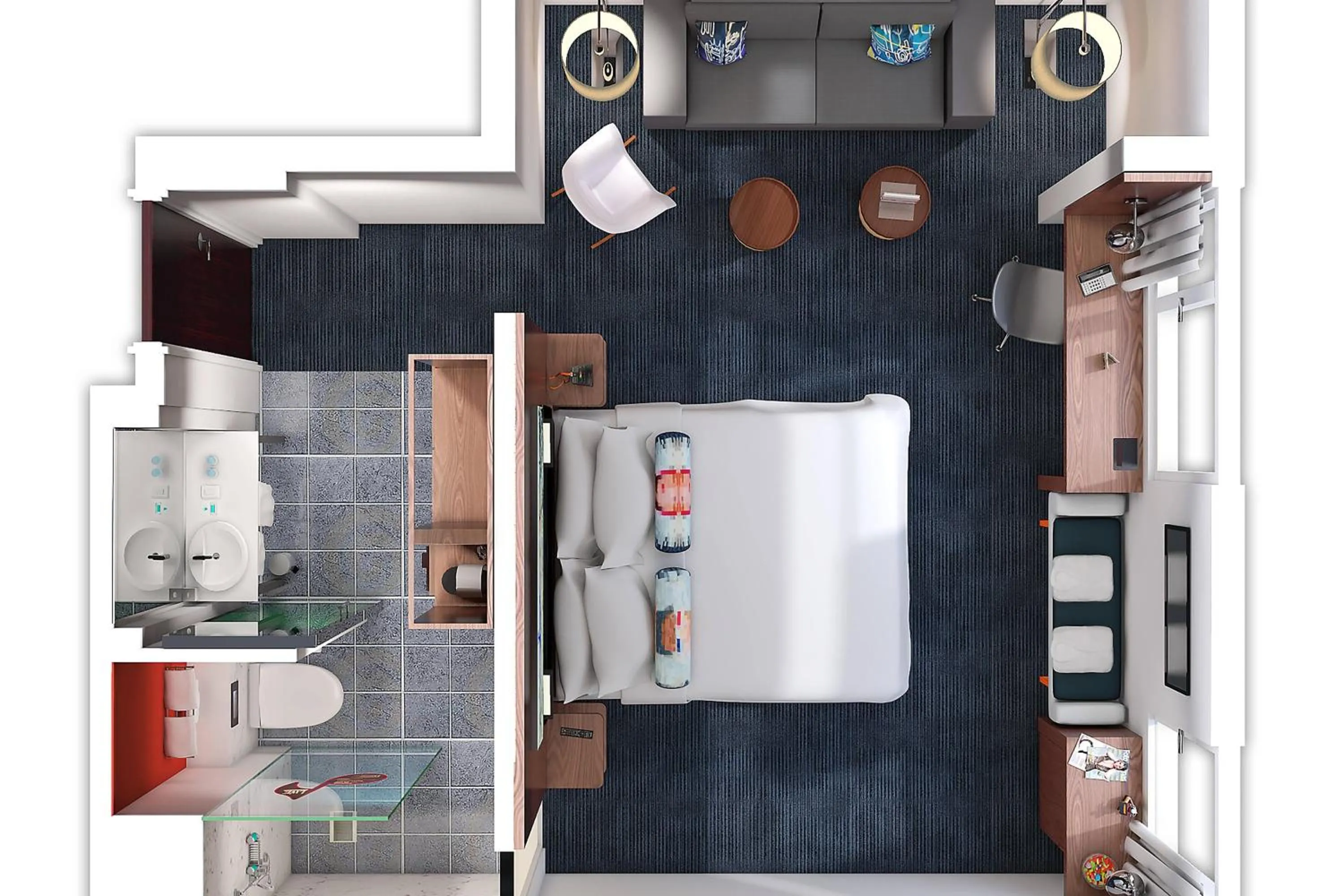 Photo of the whole room in Aloft Stuttgart