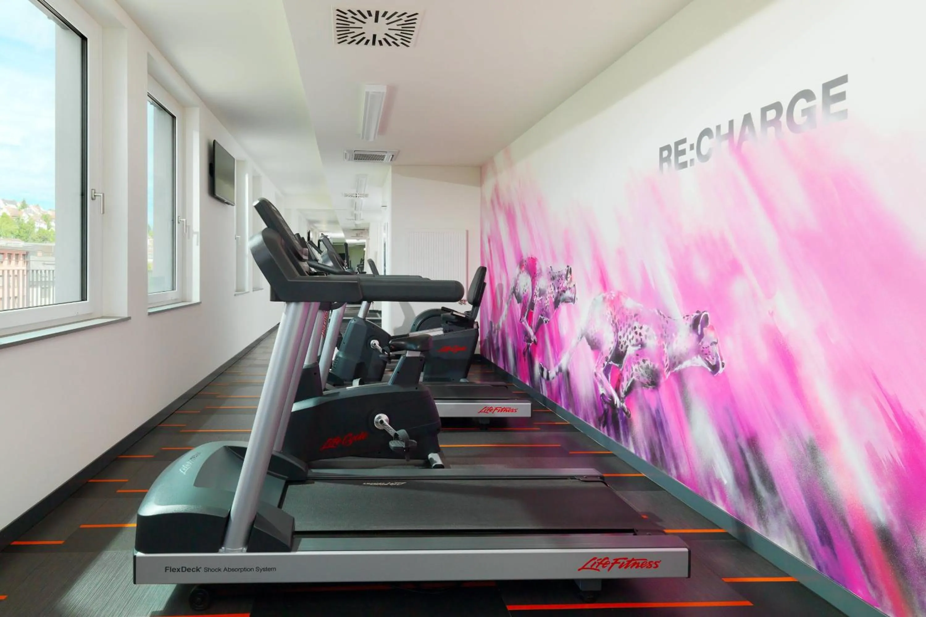 Fitness centre/facilities in Aloft Stuttgart