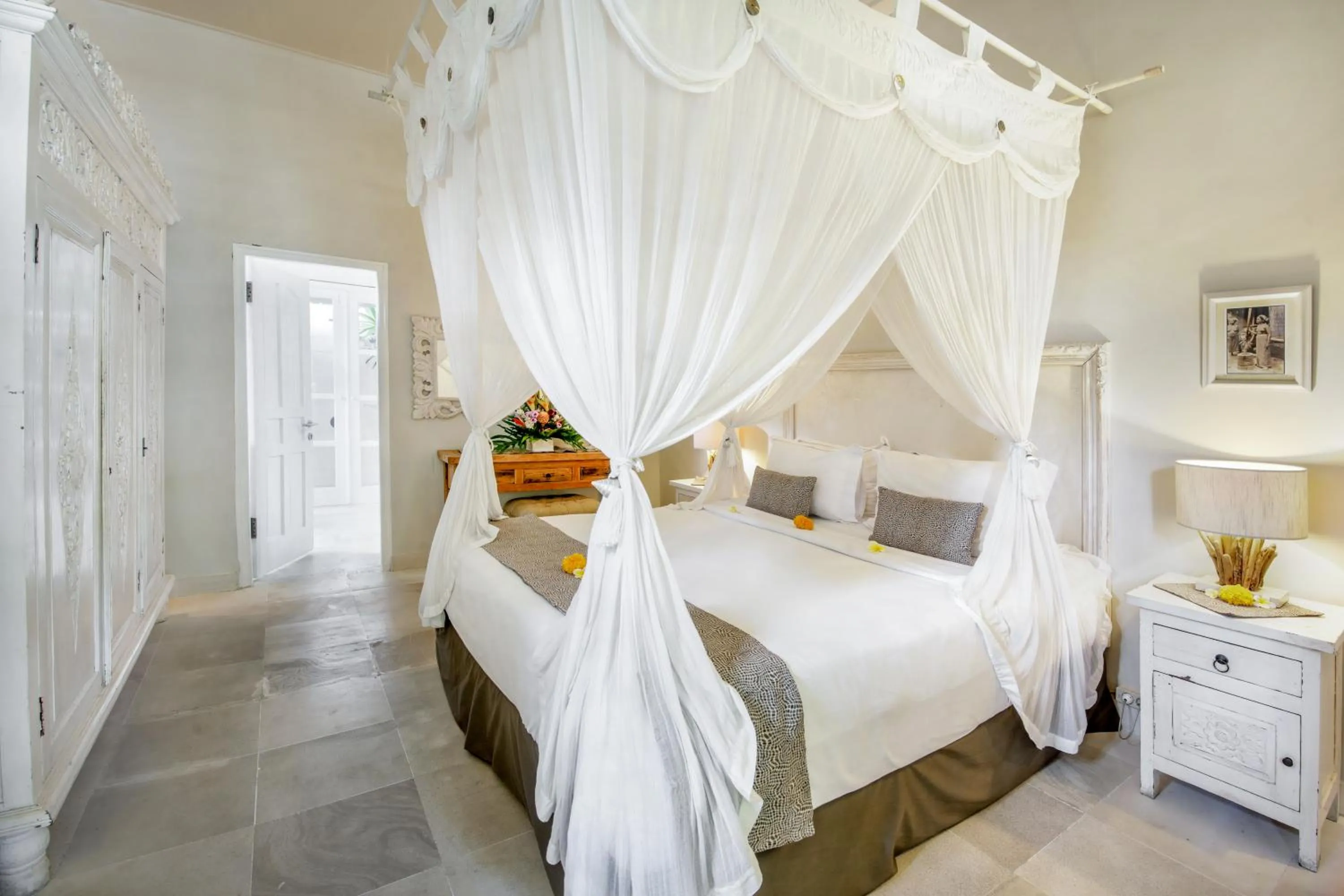 Bed in Villa Lodek Deluxe