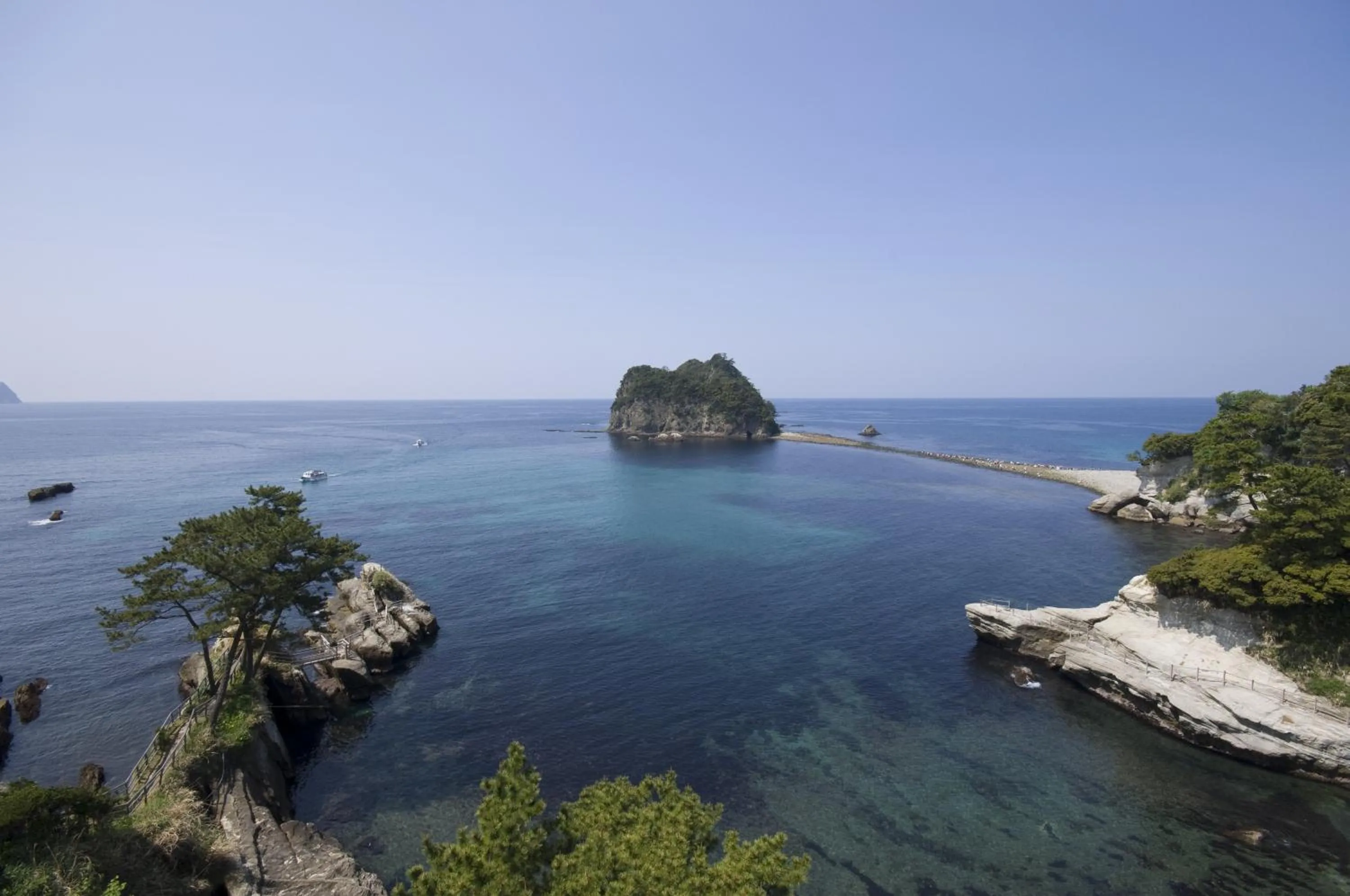 Sea view in UmibenokakureyuSEIRYU海辺のかくれ湯清流