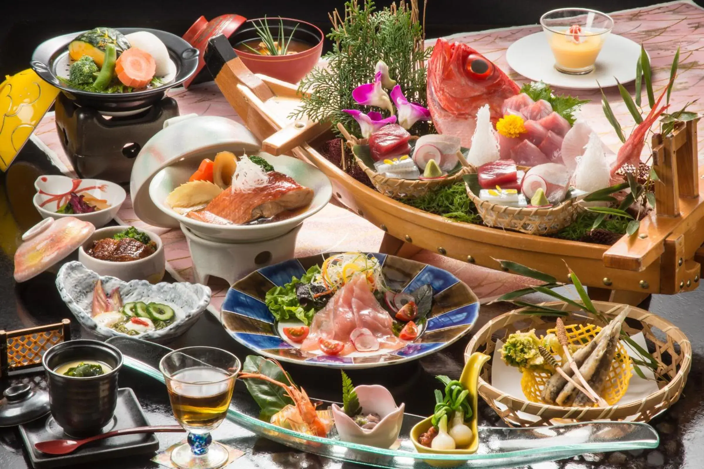 Food close-up in UmibenokakureyuSEIRYU海辺のかくれ湯清流 Food close-up in UmibenokakureyuSEIRYU海辺のかくれ湯清流