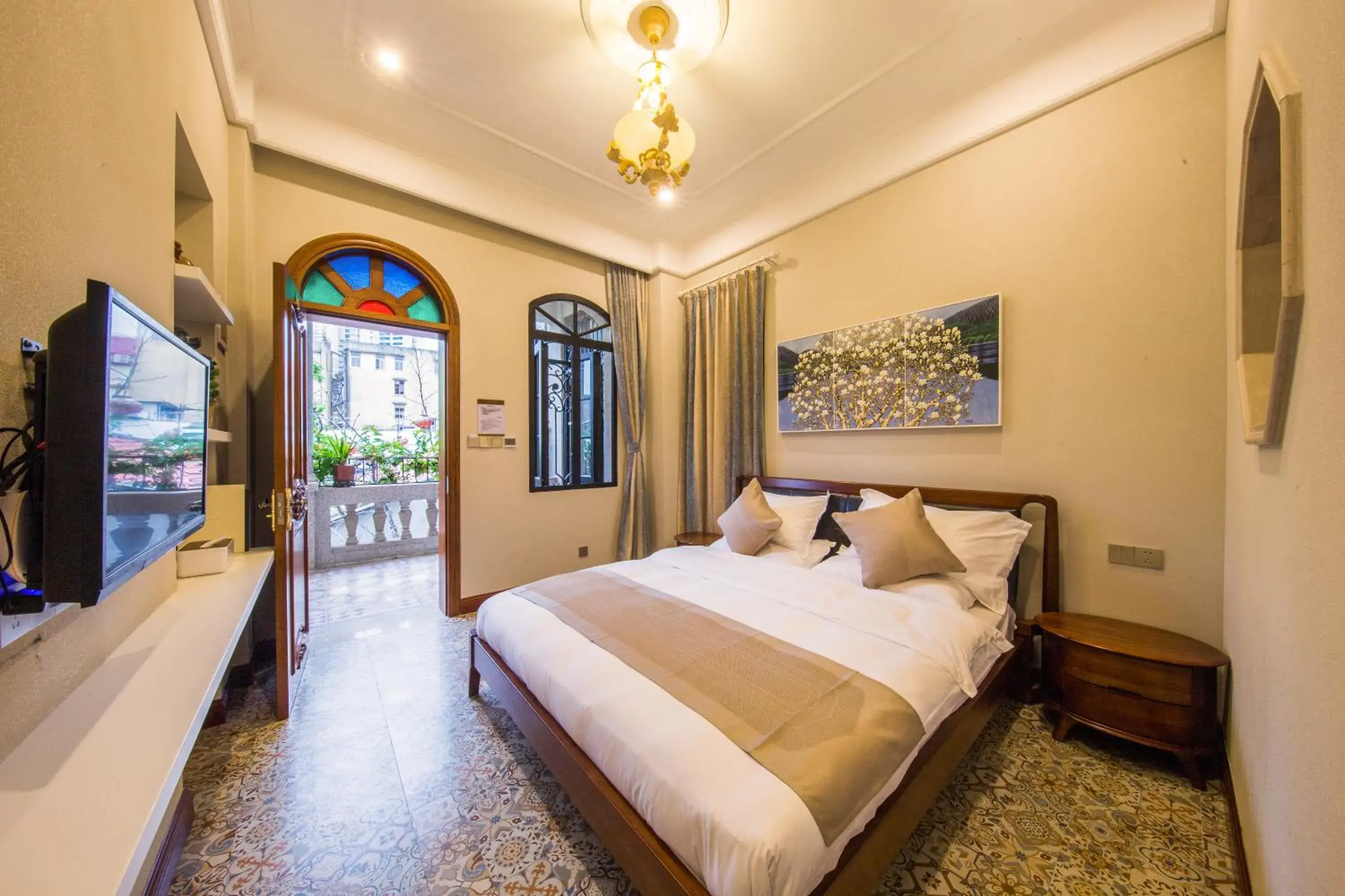 Double Room with Balcony in Lansheng yard Double Room with Balcony in Lansheng yard