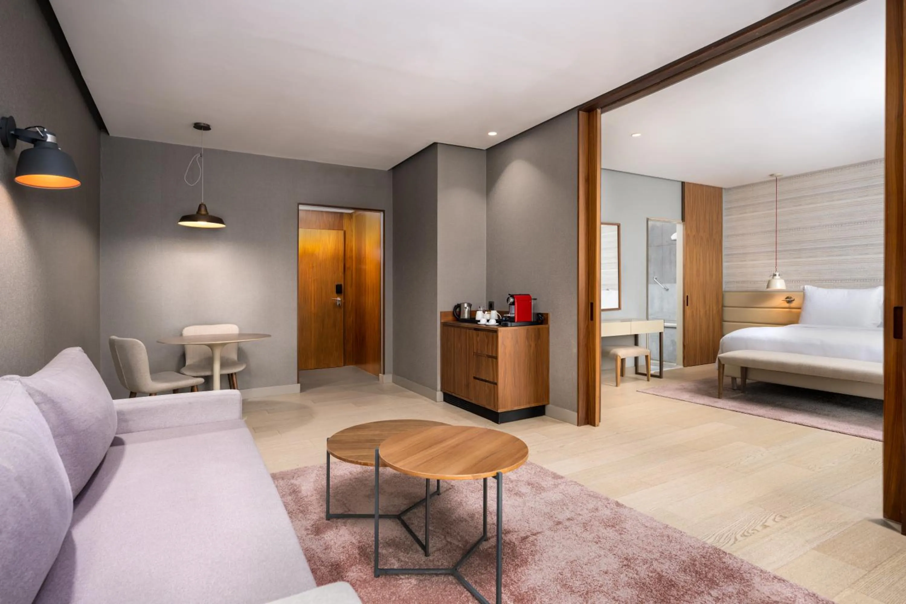 Communal lounge/ TV room, Bed in Radisson Blu Marrakech, Carré Eden