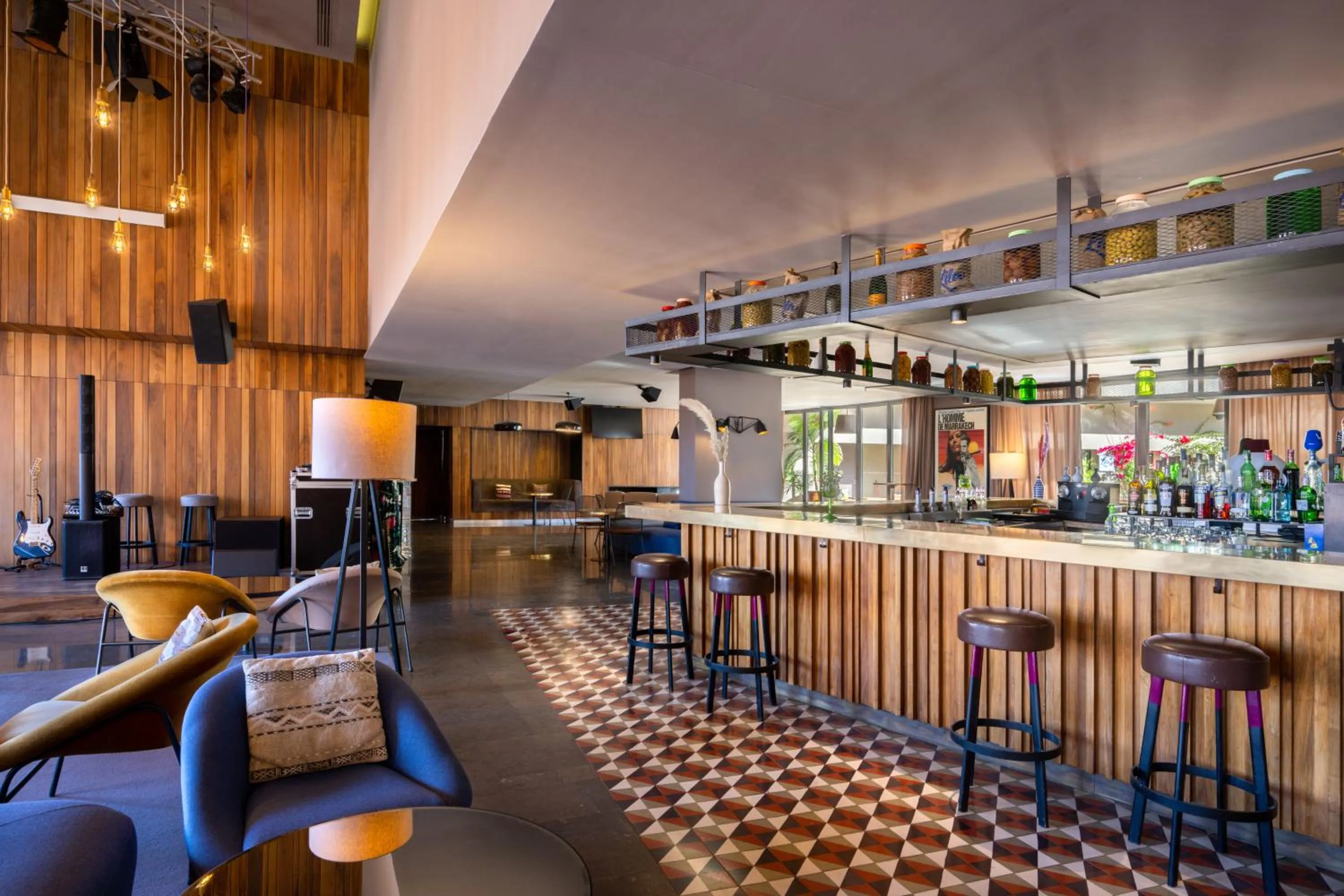 Lounge or bar in Radisson Blu Marrakech, Carré Eden