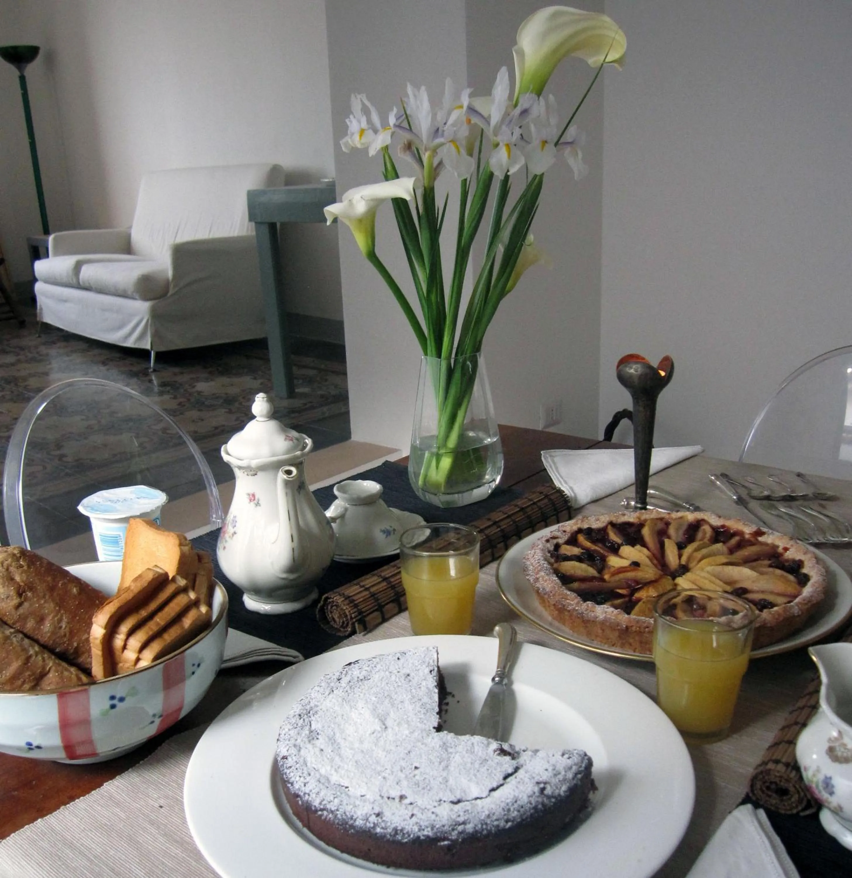 Food and drinks in Brancadoria B&B