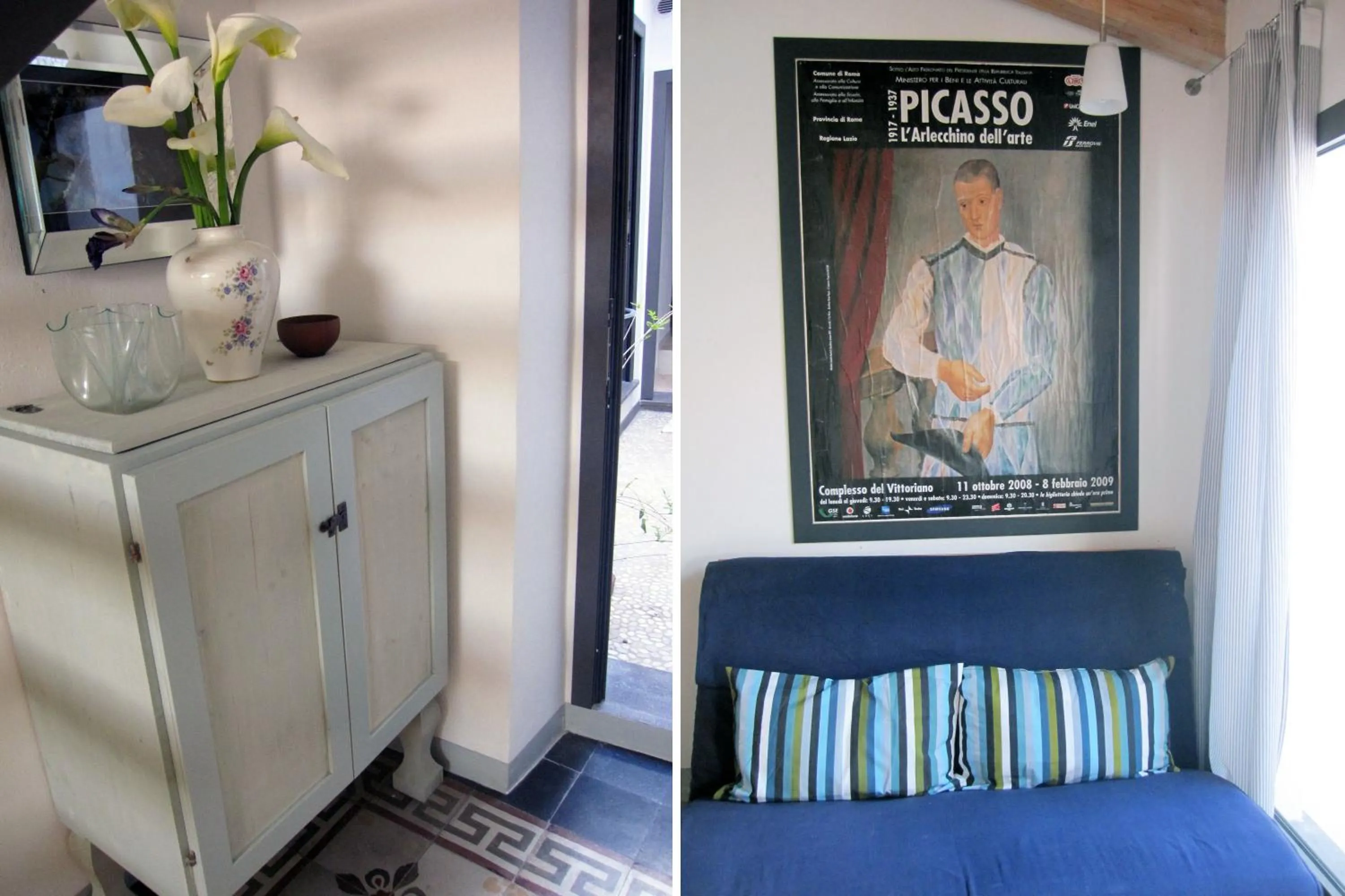 Decorative detail in Brancadoria B&B