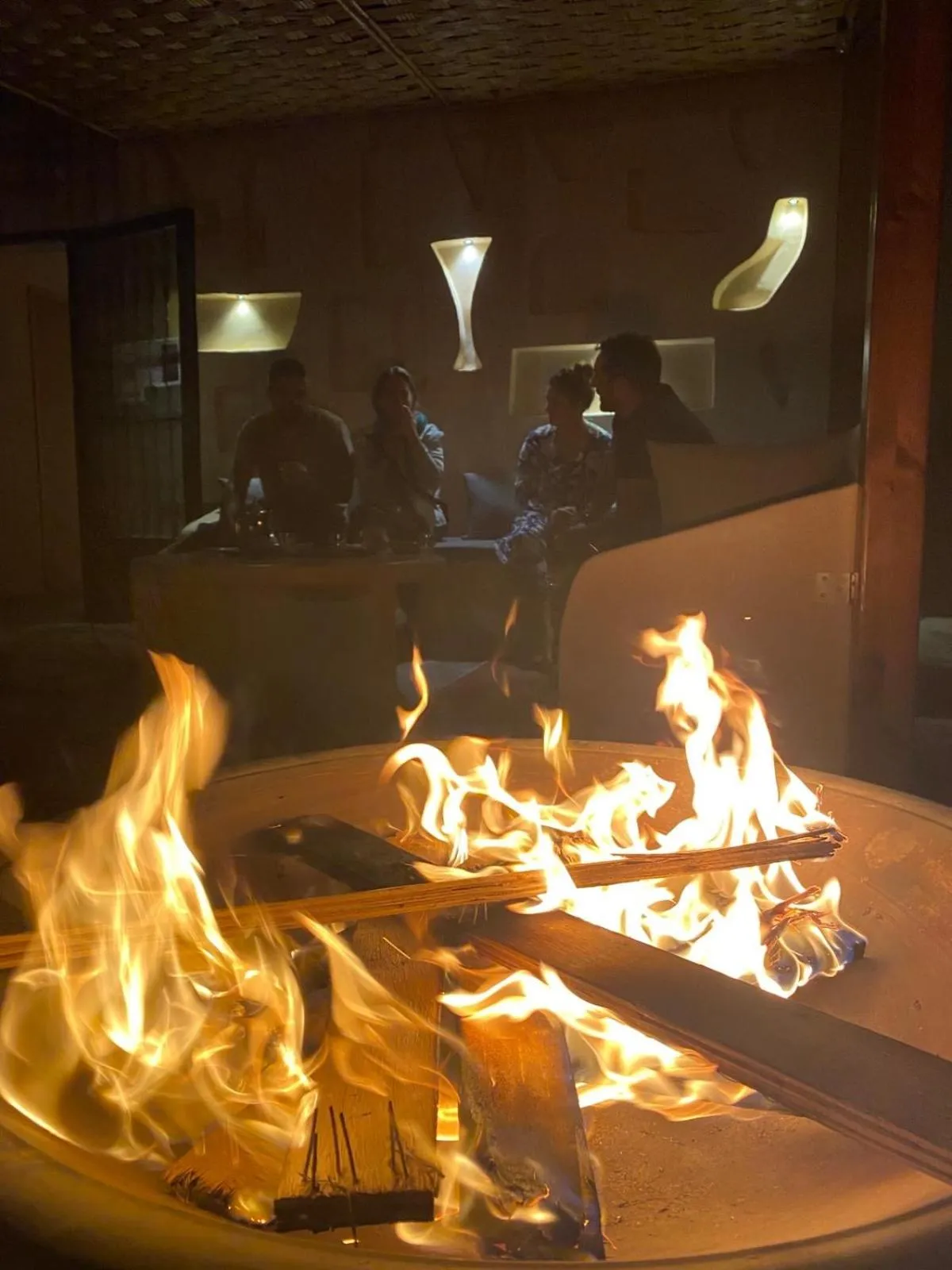 Dining area in Playa Surf House