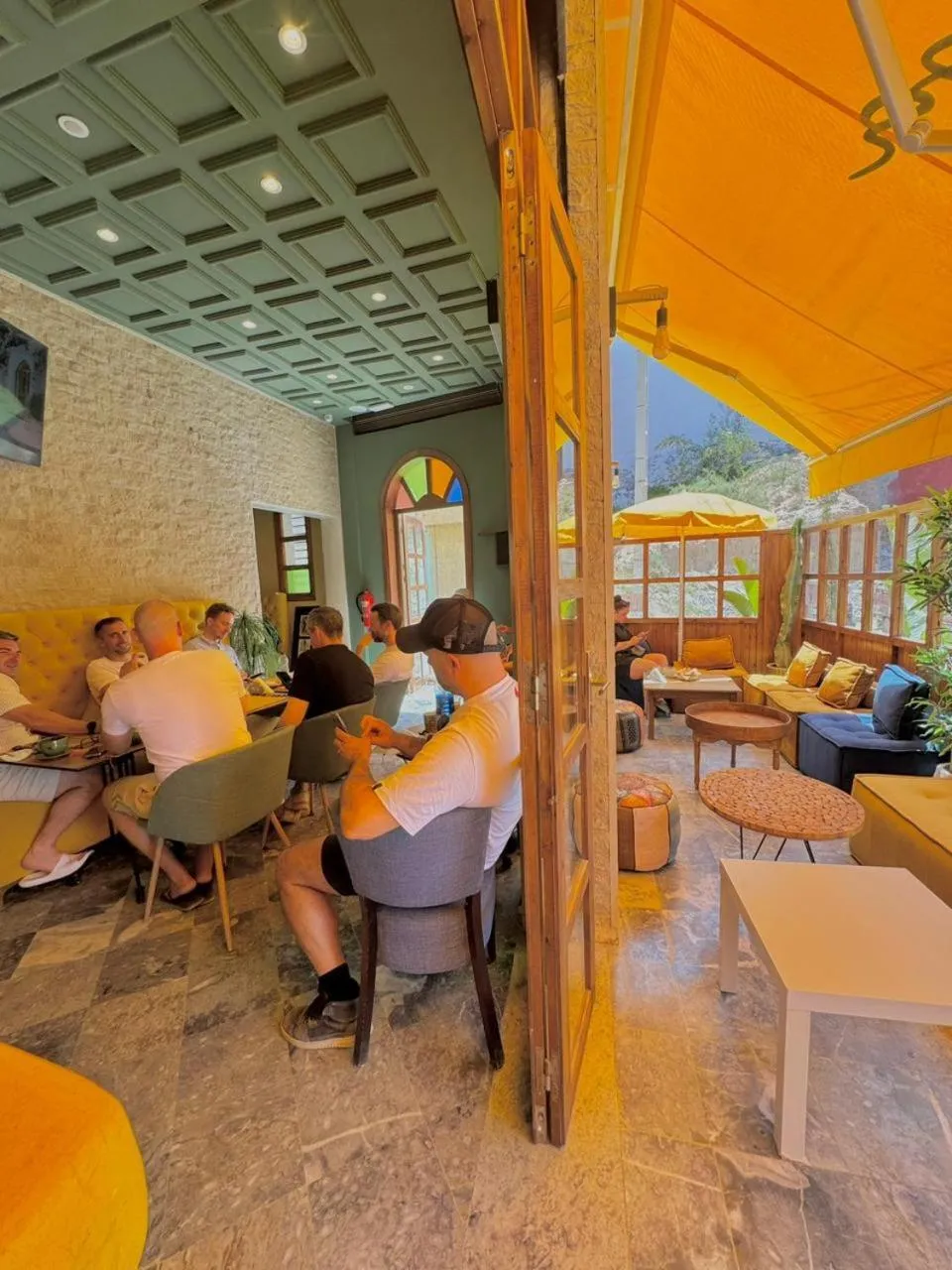 Dining area in Playa Surf House