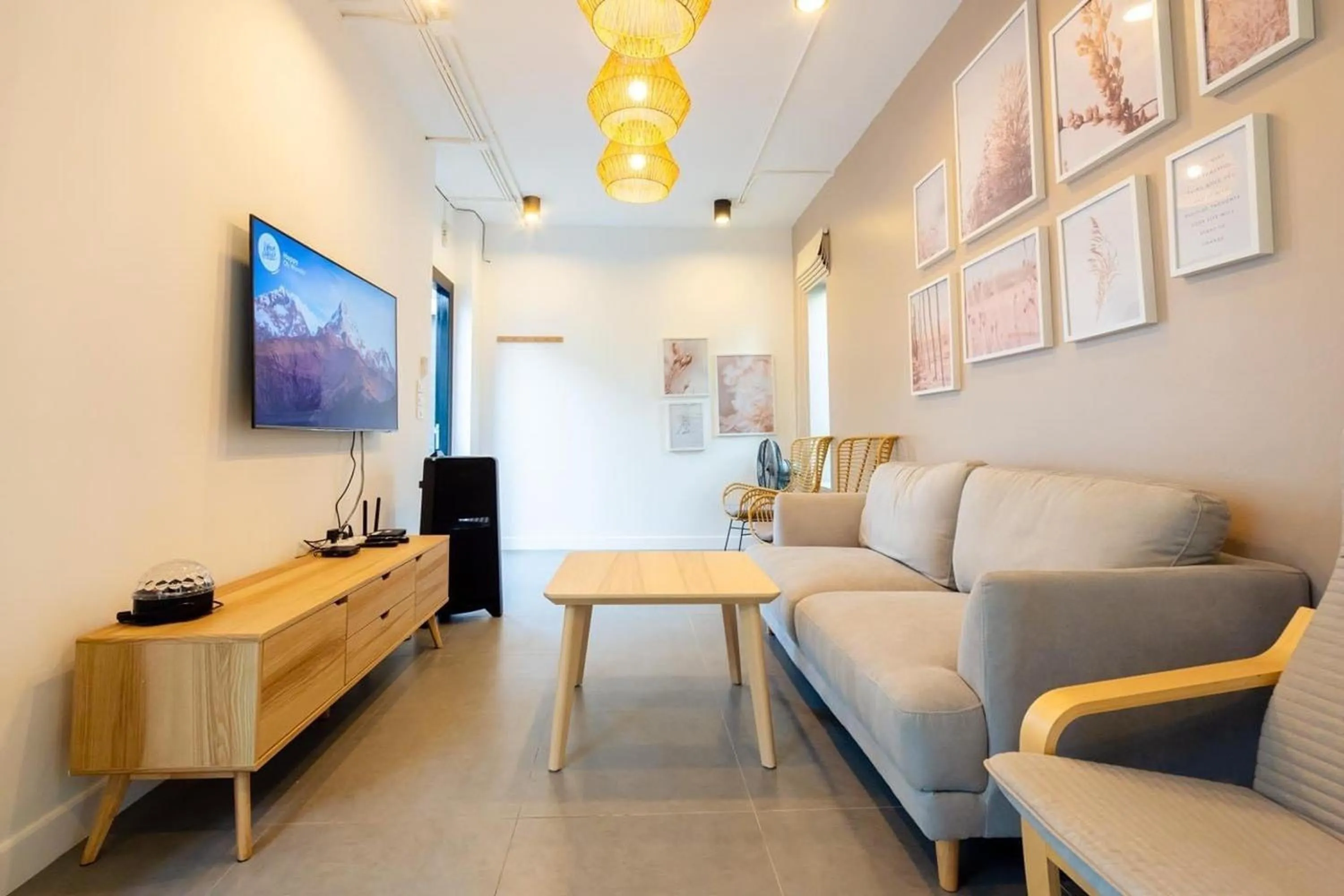 Seating area in The Modern Pool Villa Hua Hin