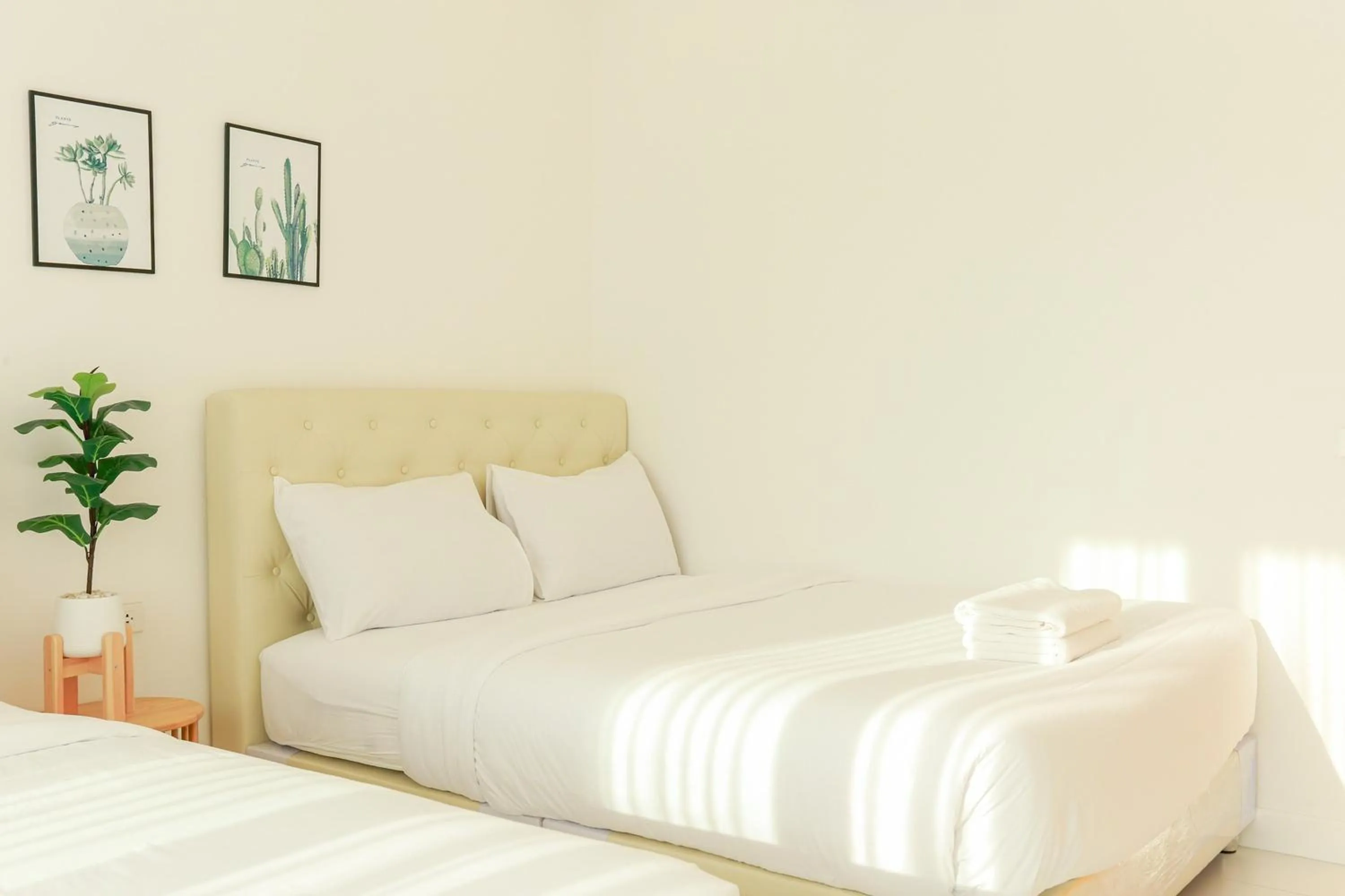 Bed in The Modern Pool Villa Hua Hin