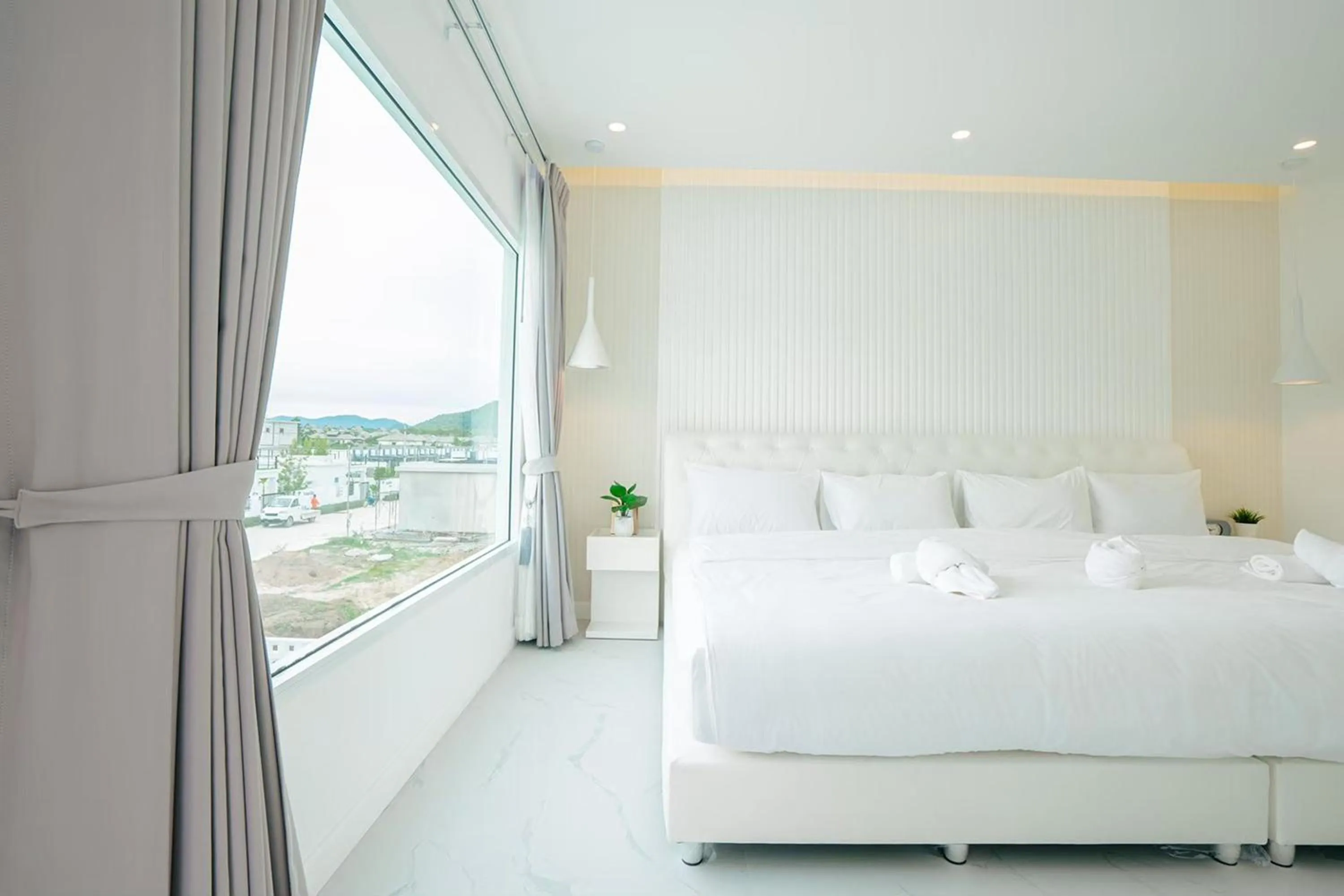 Bedroom, Bed in The Modern Pool Villa Hua Hin