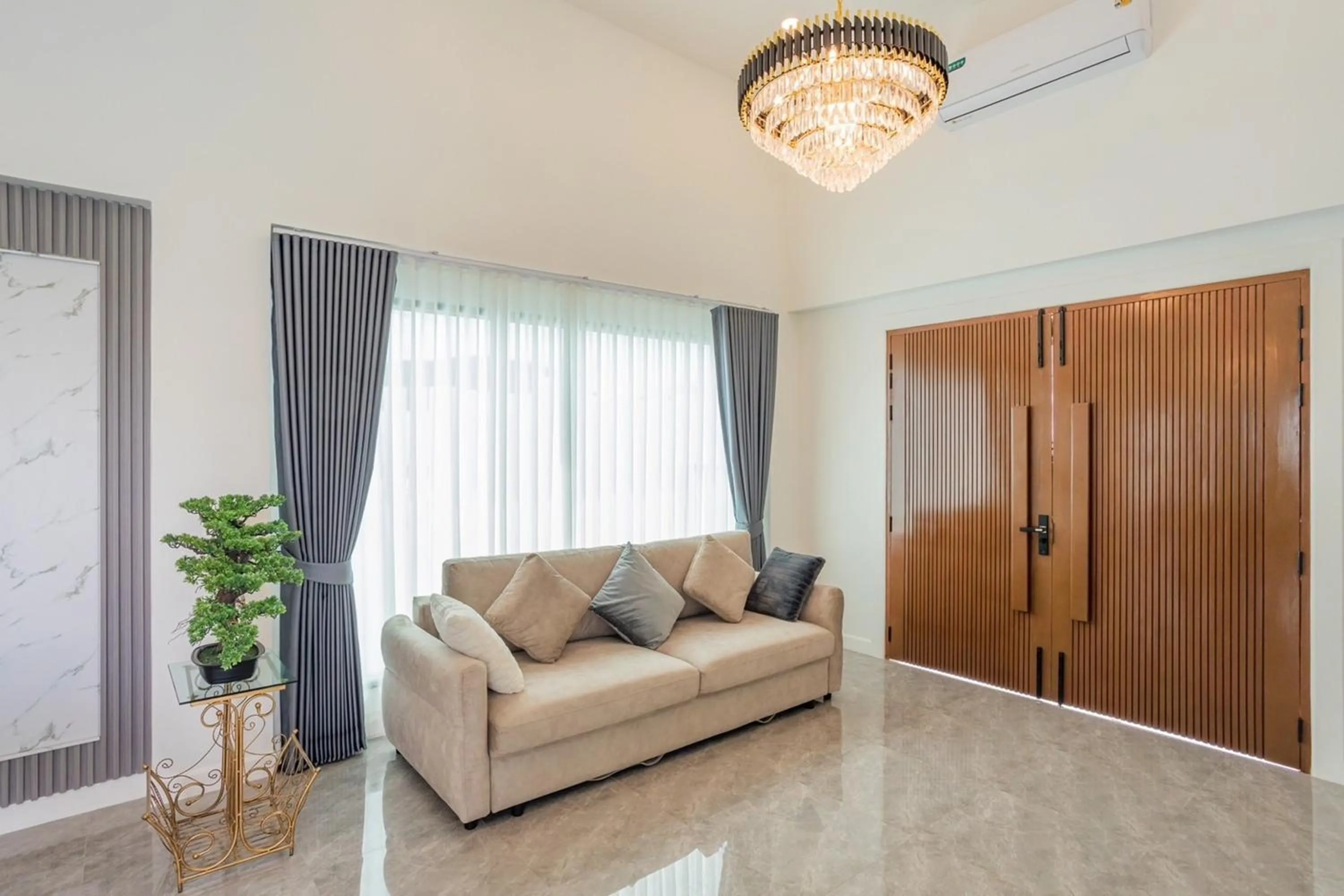 Seating area in The Modern Pool Villa Hua Hin