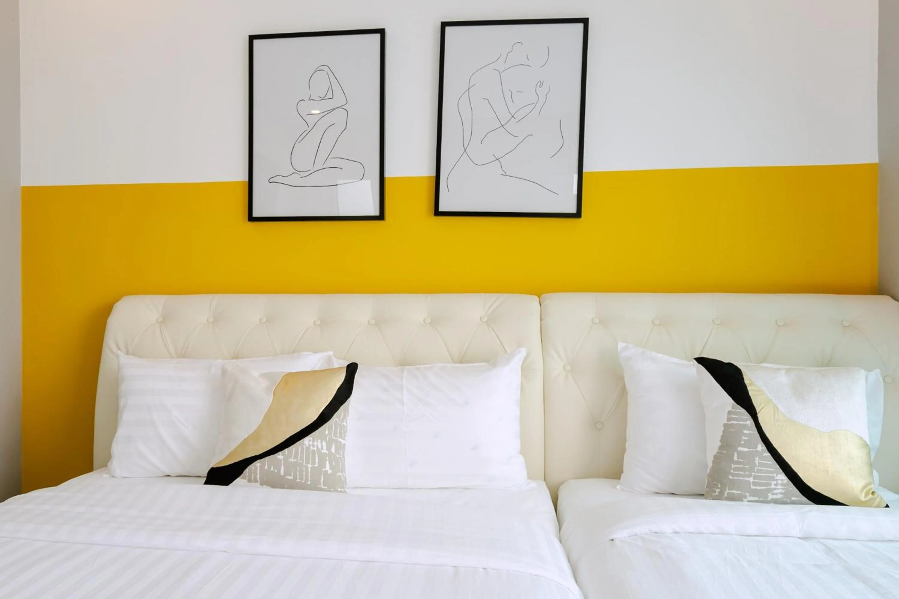 Bedroom, Bed in The Modern Pool Villa Hua Hin