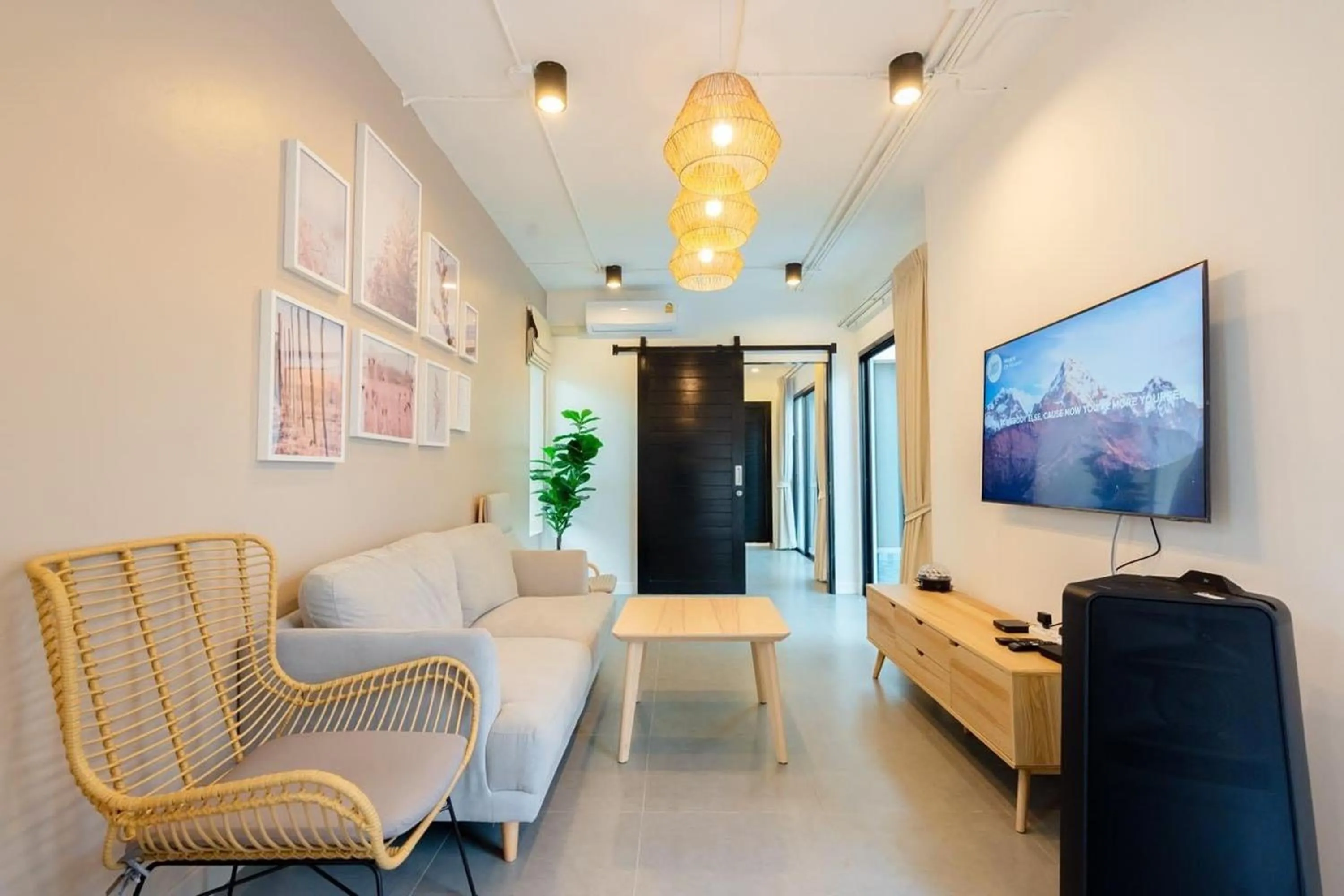 Seating area in The Modern Pool Villa Hua Hin