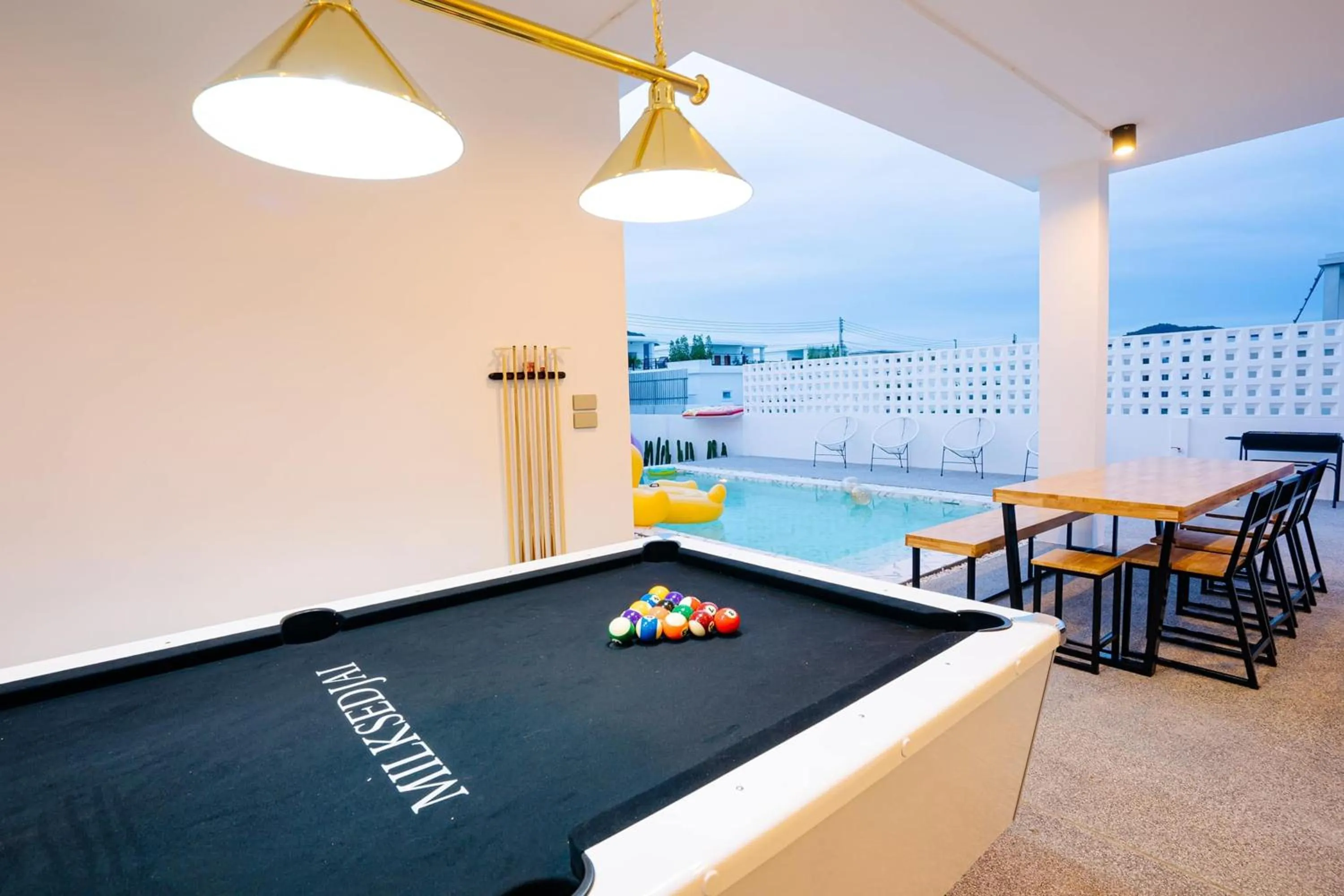 Billiard in The Modern Pool Villa Hua Hin