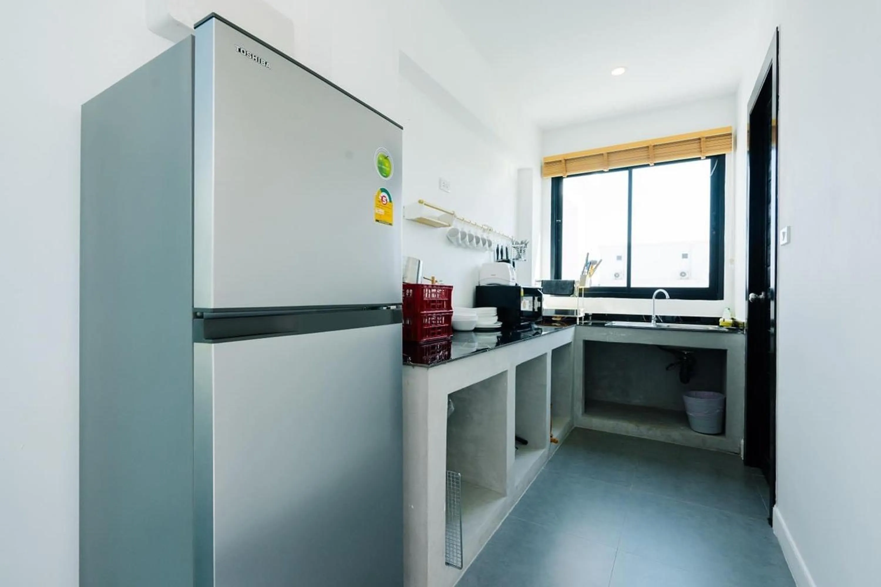 Kitchen or kitchenette in The Modern Pool Villa Hua Hin