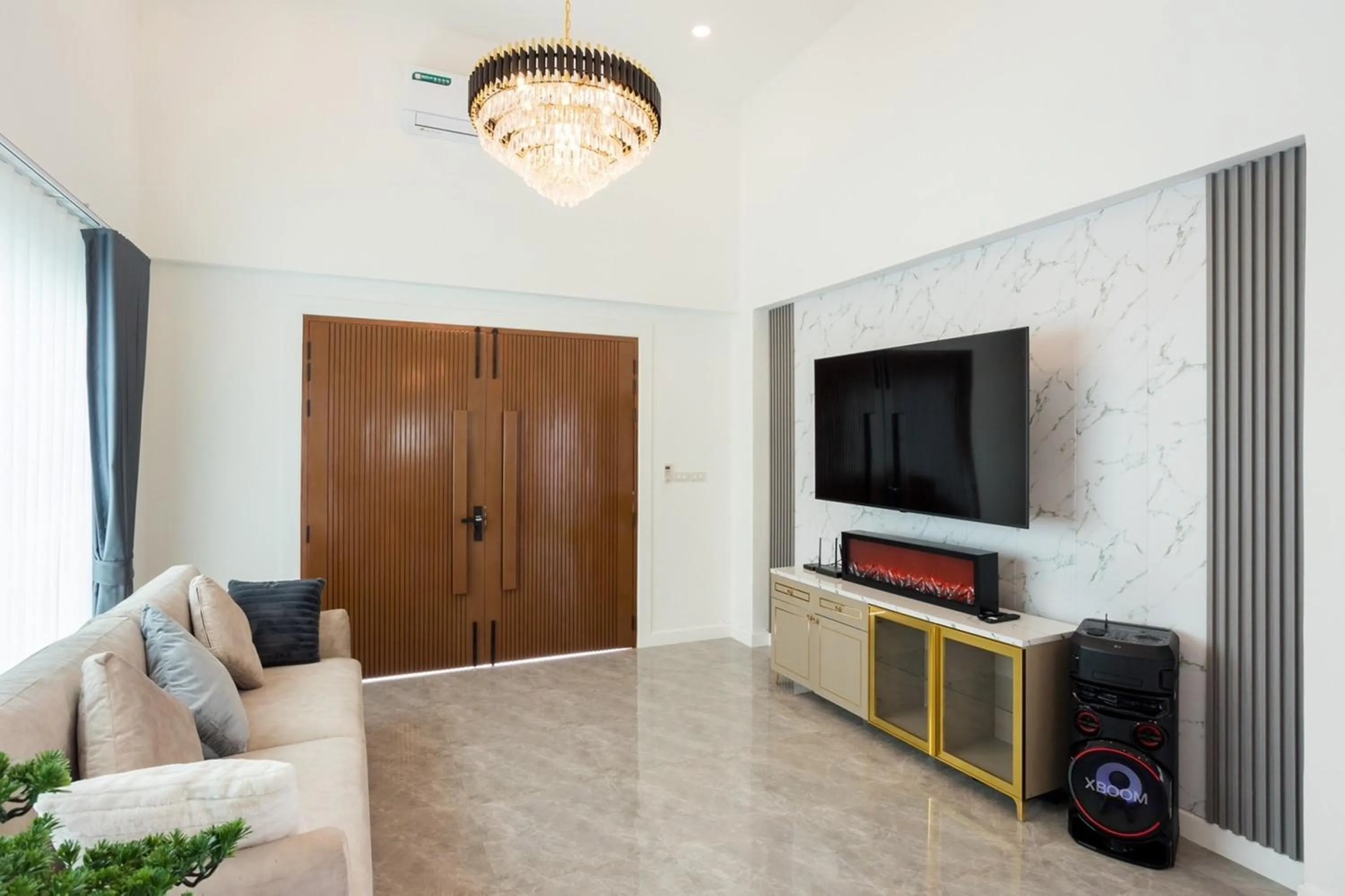 Seating area in The Modern Pool Villa Hua Hin