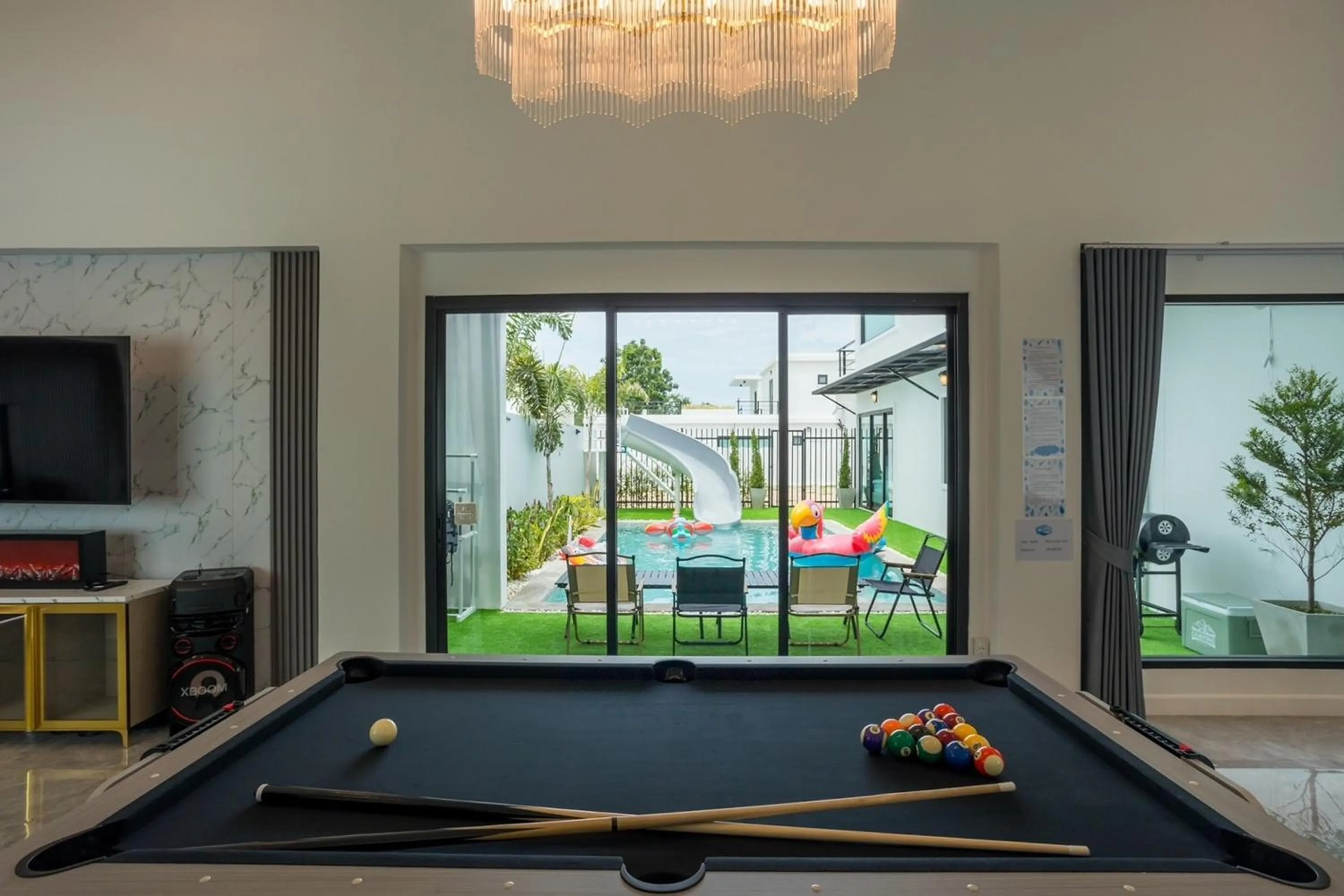 Billiard in The Modern Pool Villa Hua Hin