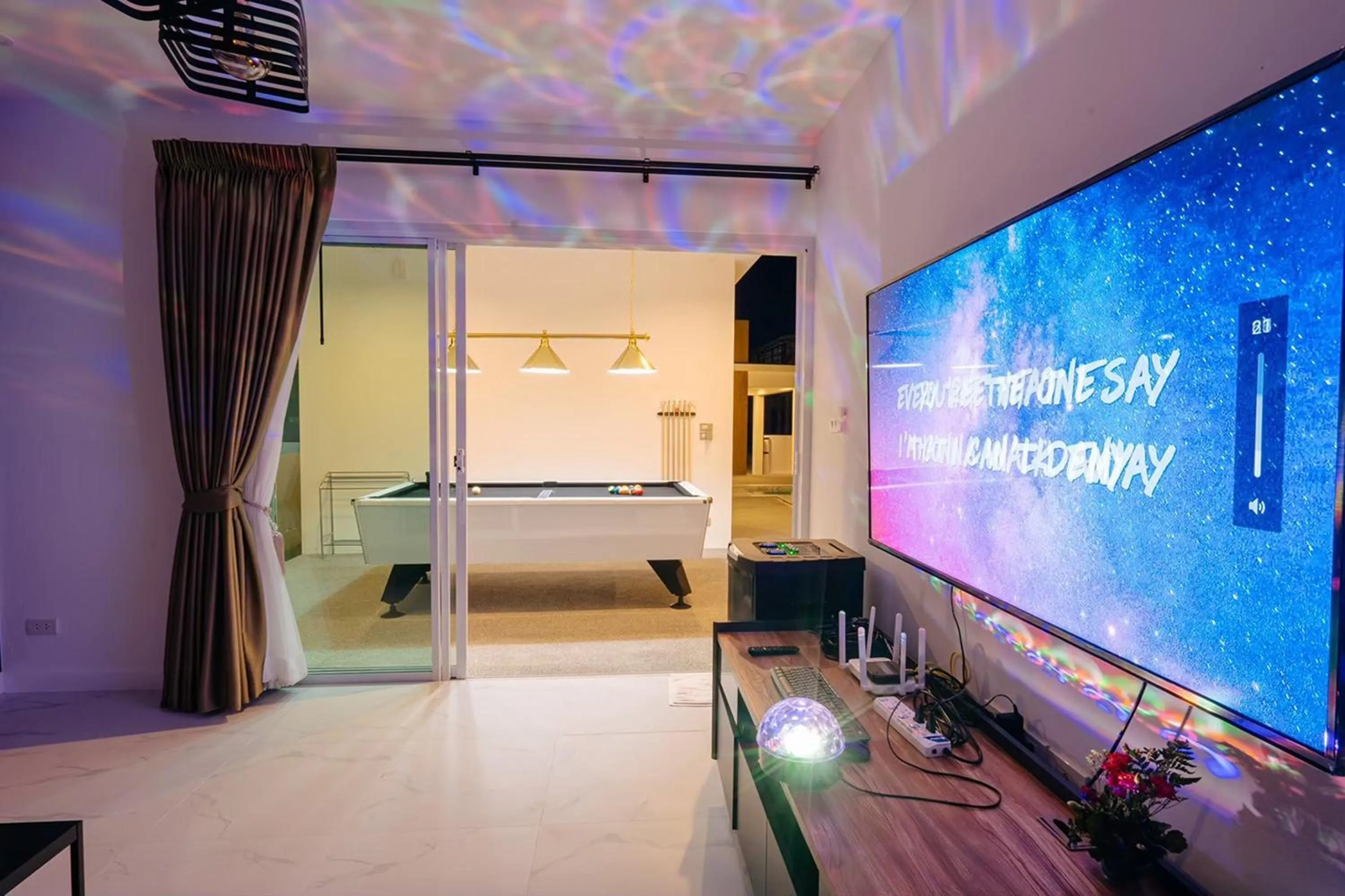 TV and multimedia, Bed in The Modern Pool Villa Hua Hin