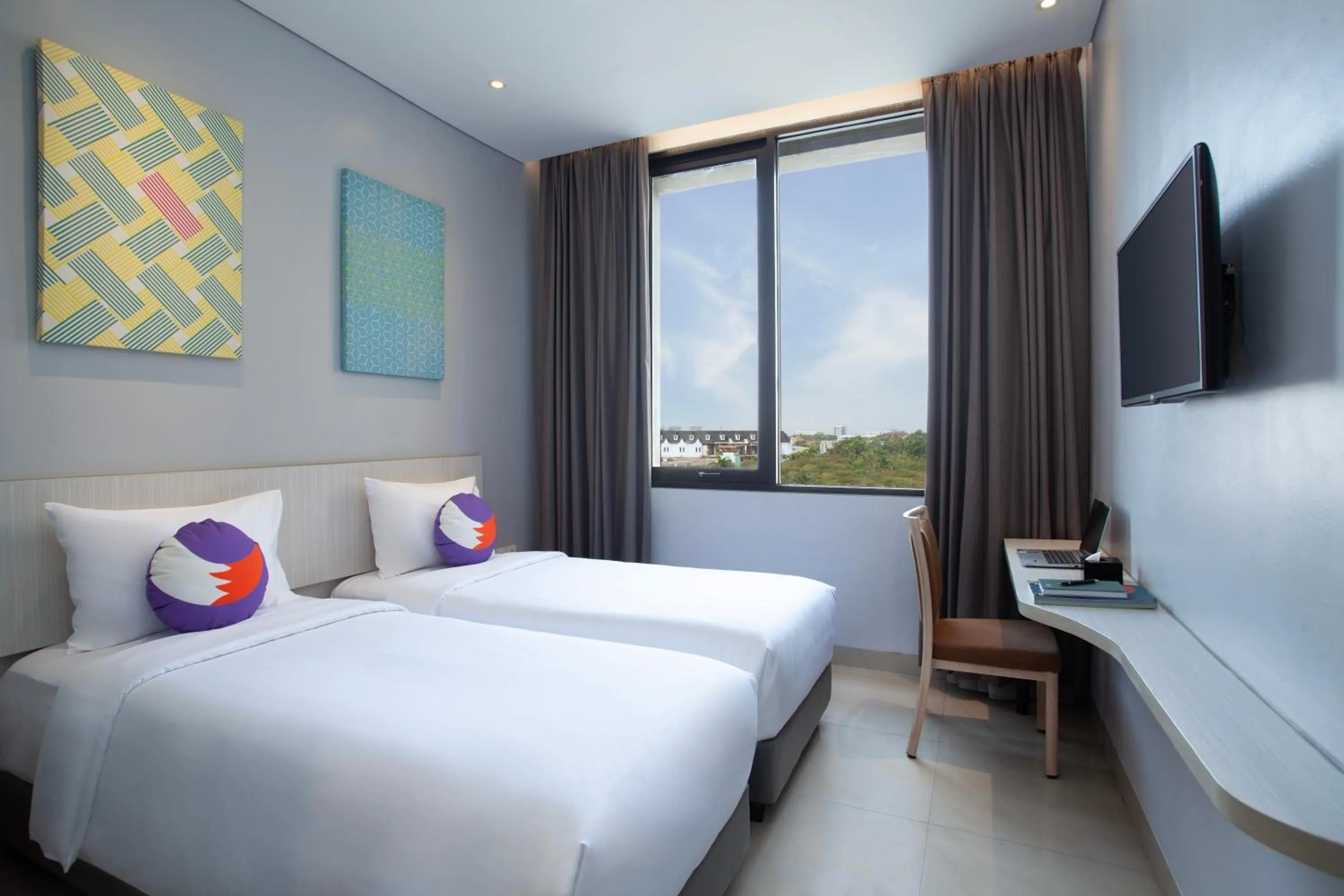 Bedroom, Bed in FOX Lite Hotel Cikarang