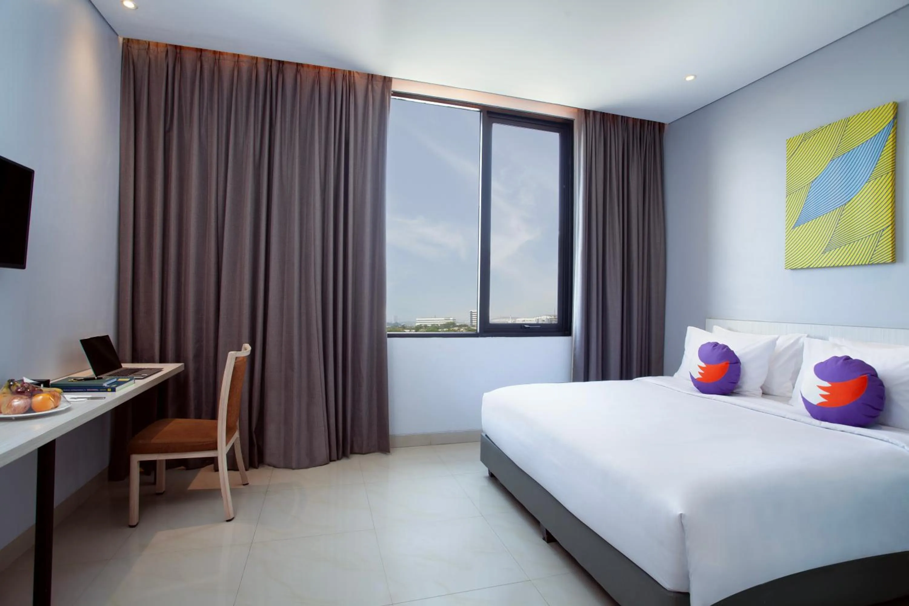 Bedroom, Bed in FOX Lite Hotel Cikarang